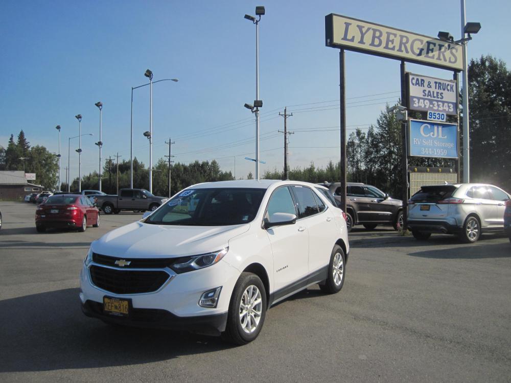 2019 white /black Chevrolet Equinox LT AWD (2GNAXUEV1K6) with an 1.5L L4 DOHC 16V TURBO engine, 6A transmission, located at 9530 Old Seward Highway, Anchorage, AK, 99515, (907) 349-3343, 61.134140, -149.865570 - Photo #0
