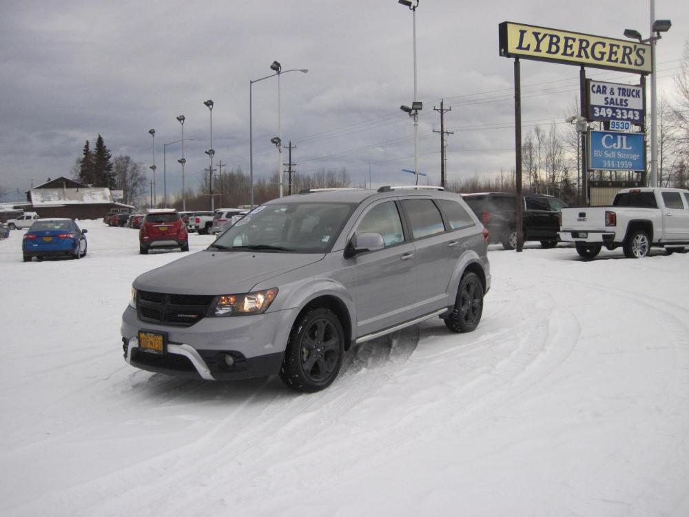 2019 gray /black Dodge Journey Crossroad AWD (3C4PDDGG8KT) with an 3.6L V6 DOHC 24V engine, 6A transmission, located at 9530 Old Seward Highway, Anchorage, AK, 99515, (907) 349-3343, 61.134140, -149.865570 - Nice Journey Crossroad AWD, leather seats, third row, Come take a test drive - Photo #0