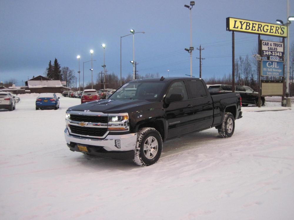 2017 black /black Chevrolet Silverado 1500 LT Crew Cab 4WD (1GCUKREC6HF) with an 5.3L V8 OHV 16V engine, 6A transmission, located at 9530 Old Seward Highway, Anchorage, AK, 99515, (907) 349-3343, 61.134140, -149.865570 - Nice Chevrolet Silverado 1500 LT, Back up camera, heated seats, Come take a test drive - Photo #0