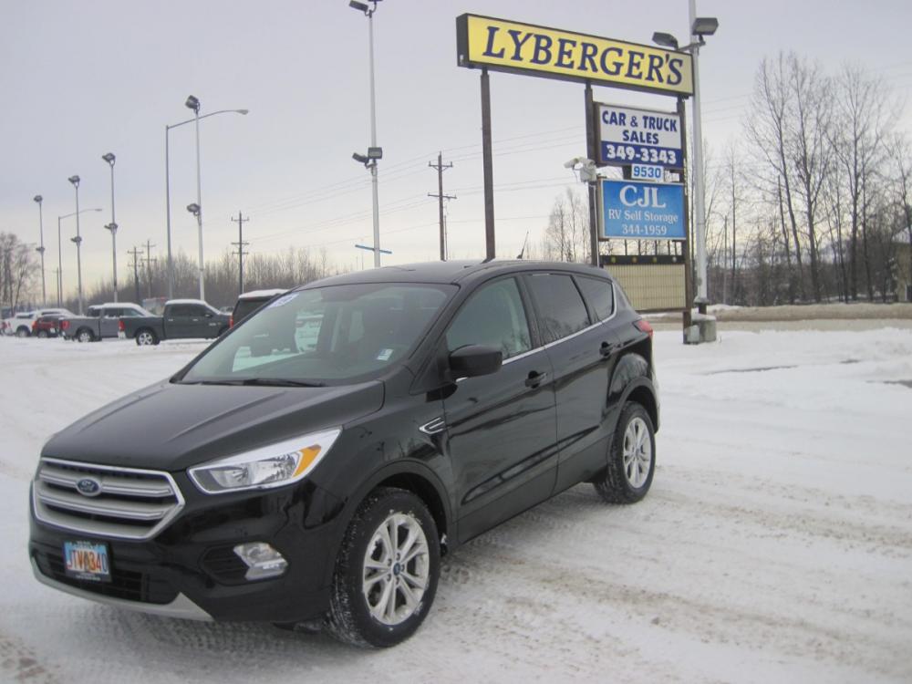 2019 black /gray Ford Escape SE 4WD (1FMCU9GD8KU) with an 1.5L L4 DOHC 16V engine, 6A transmission, located at 9530 Old Seward Highway, Anchorage, AK, 99515, (907) 349-3343, 61.134140, -149.865570 - Photo #0