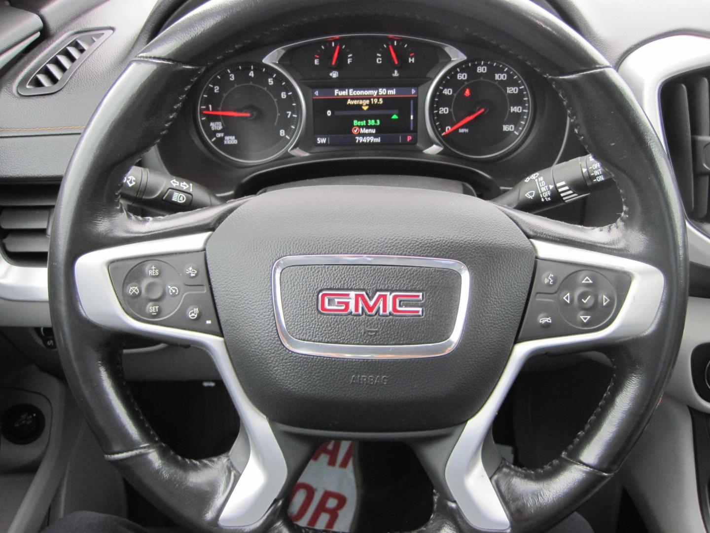 2020 silver /black GMC Terrain SLT AWD (3GKALVEV1LL) with an 1.4L L4 DOHC 16V TURBO engine, 6A transmission, located at 9530 Old Seward Highway, Anchorage, AK, 99515, (907) 349-3343, 61.134140, -149.865570 - Photo#14