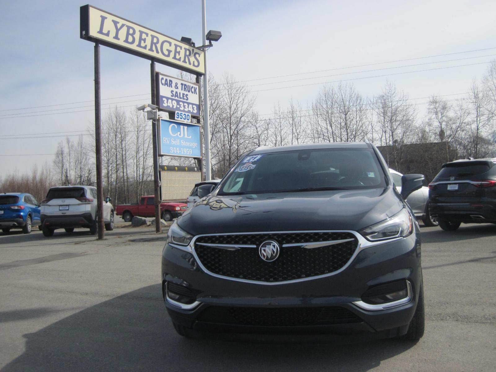 2021 Maroon /black Buick Enclave Avenir AWD (5GAEVCKW7MJ) with an 3.6L V6 DOHC 24V engine, 9A transmission, located at 9530 Old Seward Highway, Anchorage, AK, 99515, (907) 349-3343, 61.134140, -149.865570 - Nice Buick Enclave Avenir AWD priced under nada value come take a test drive - Photo #1