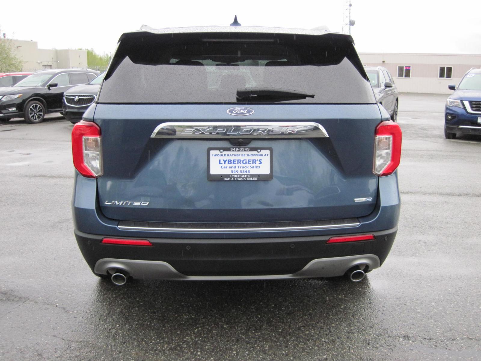 2020 blue Ford Explorer Limited AWD (1FMSK8FH4LG) with an 2.3L L4 DOHC 16V engine, 10A transmission, located at 9530 Old Seward Highway, Anchorage, AK, 99515, (907) 349-3343, 61.134140, -149.865570 - Photo #2