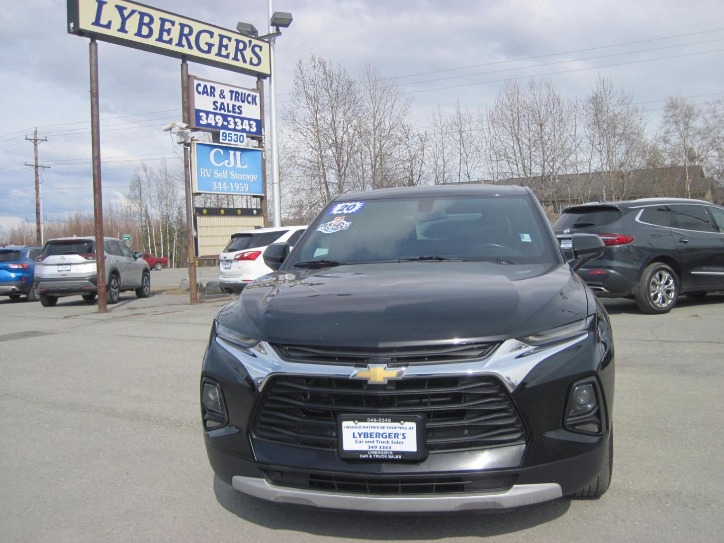 2020 black /black Chevrolet Blazer 3LT AWD (3GNKBHRS9LS) with an 3.6L V6 DOHC 24V engine, 9A transmission, located at 9530 Old Seward Highway, Anchorage, AK, 99515, (907) 349-3343, 61.134140, -149.865570 - Nice Chevrolet Blazer come take a test drive - Photo#1