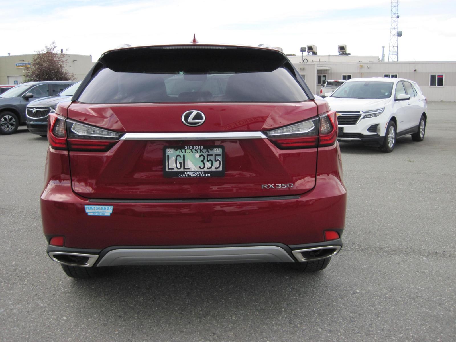 2022 red /Brown Lexus RX 350 AWD (2T2HZMDA4NC) with an 3.5L V6 DOHC 24V engine, 6A transmission, located at 9530 Old Seward Highway, Anchorage, AK, 99515, (907) 349-3343, 61.134140, -149.865570 - Low Miles on this Lexus RX350 come take a test drive. - Photo #3