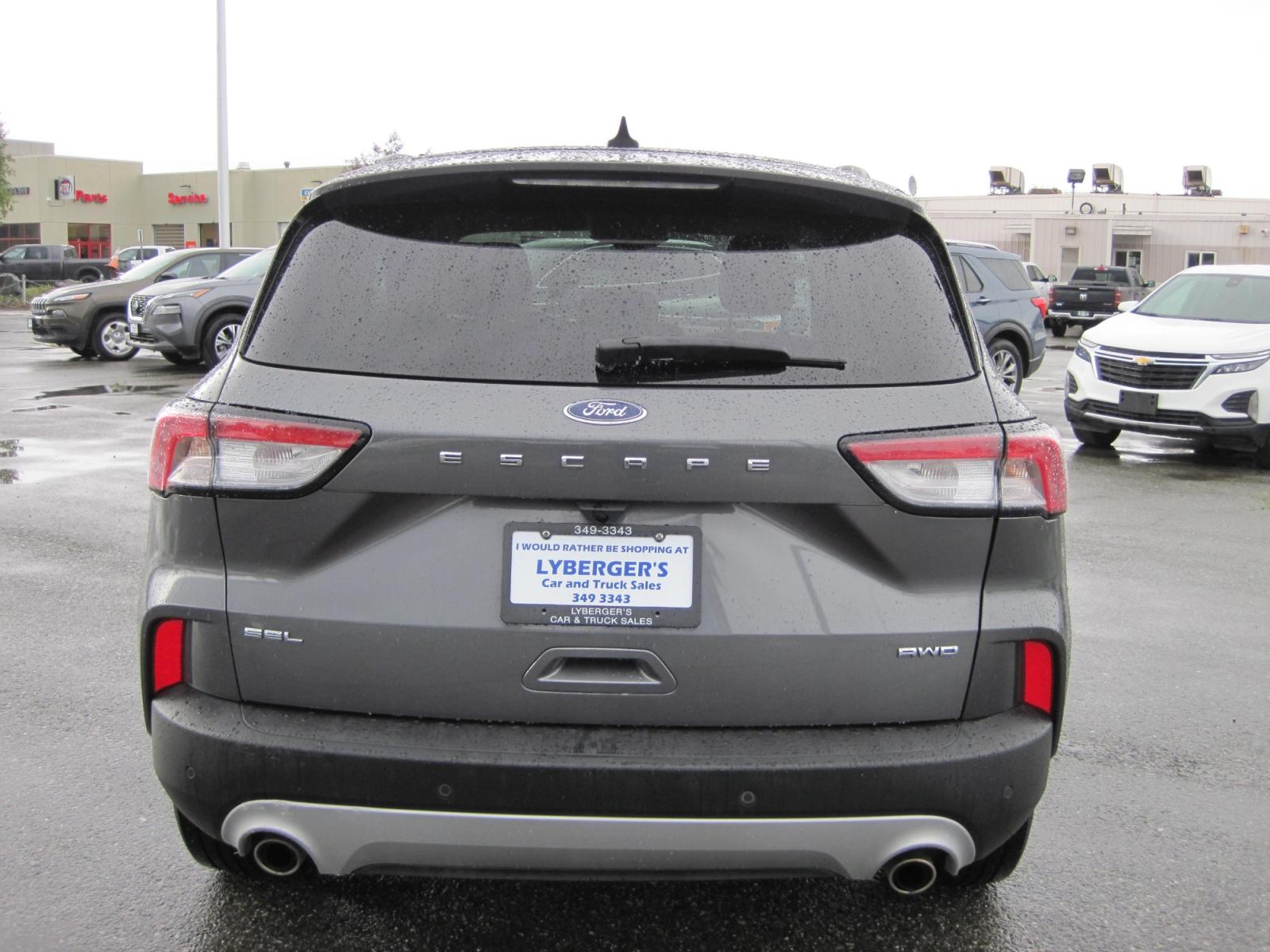 2021 gray Ford Escape SEL AWD (1FMCU9H63MU) with an 1.5L L3 engine, 6A transmission, located at 9530 Old Seward Highway, Anchorage, AK, 99515, (907) 349-3343, 61.134140, -149.865570 - Nice Ford escape SEL sunroof come take a test drive - Photo #3