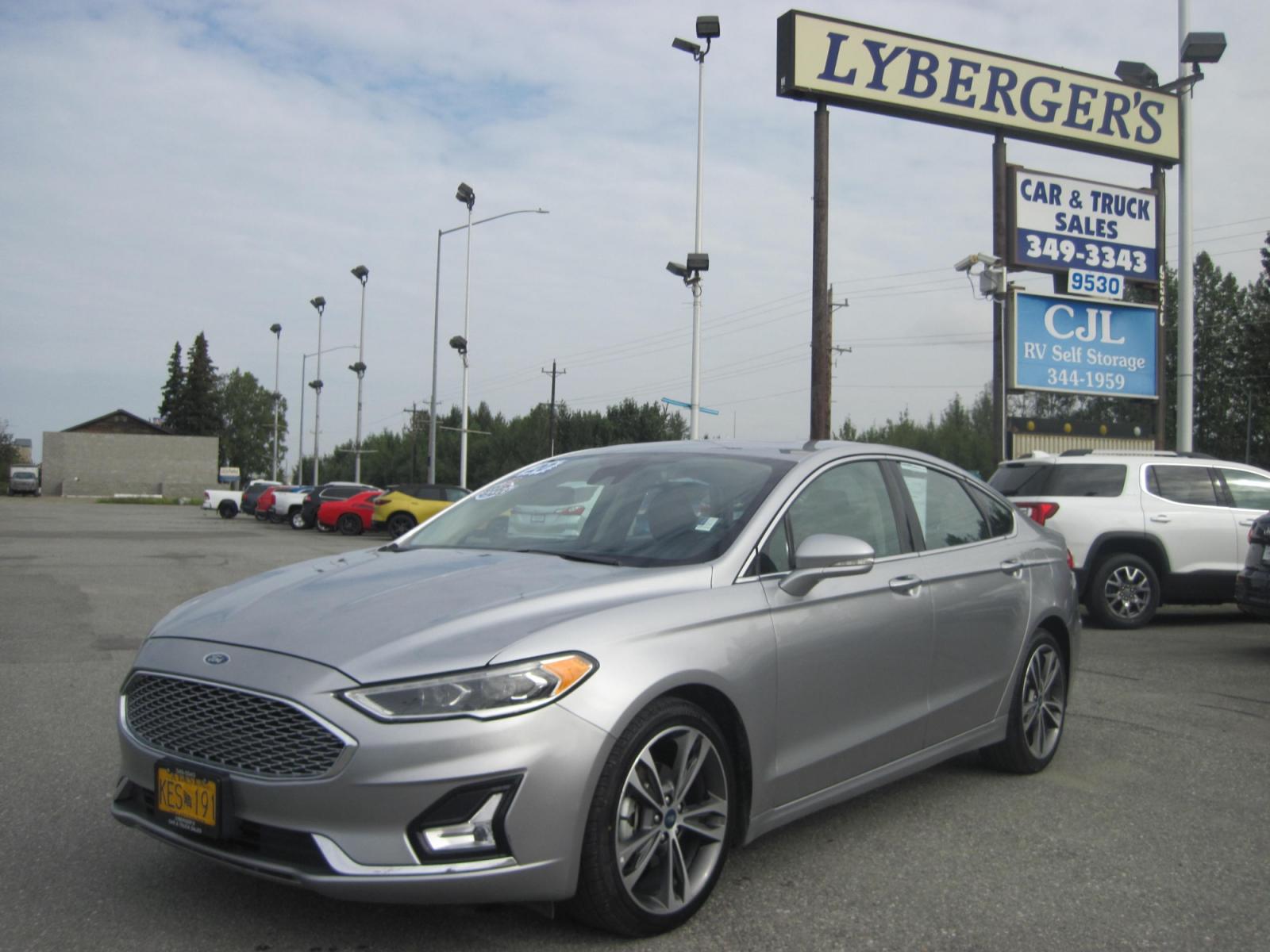 2020 silver Ford Fusion Titanium AWD (3FA6P0D9XLR) with an 2.0L L4 DOHC 16V engine, 6A transmission, located at 9530 Old Seward Highway, Anchorage, AK, 99515, (907) 349-3343, 61.134140, -149.865570 - Loaded Ford Fusion Titanium AWD come take a test drive - Photo #0