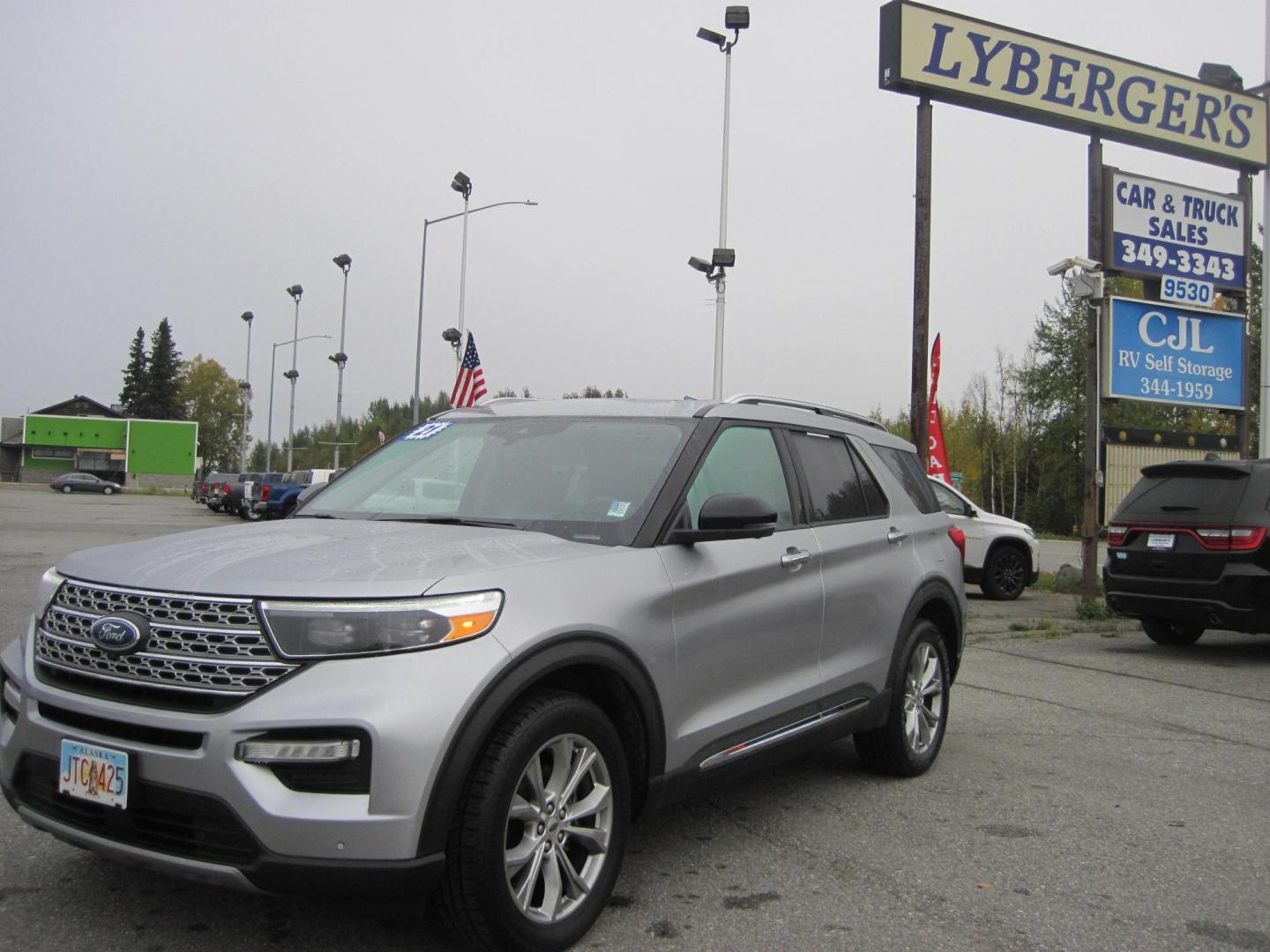 2021 silver /black Ford Explorer Limited AWD (1FMSK8FH5MG) with an 2.3L L4 DOHC 16V engine, 10A transmission, located at 9530 Old Seward Highway, Anchorage, AK, 99515, (907) 349-3343, 61.134140, -149.865570 - Photo#0