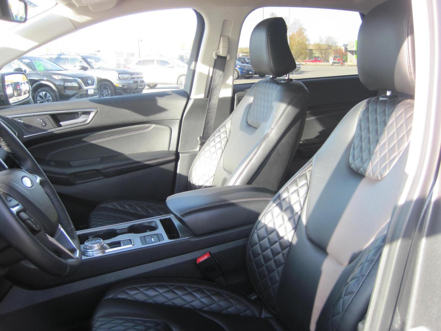 2023 gray /black Ford Edge Titanium (2FMPK4K99PB) with an 2.0L L4 DOHC 16V engine, 6A transmission, located at 9530 Old Seward Highway, Anchorage, AK, 99515, (907) 349-3343, 61.134140, -149.865570 - Photo#11