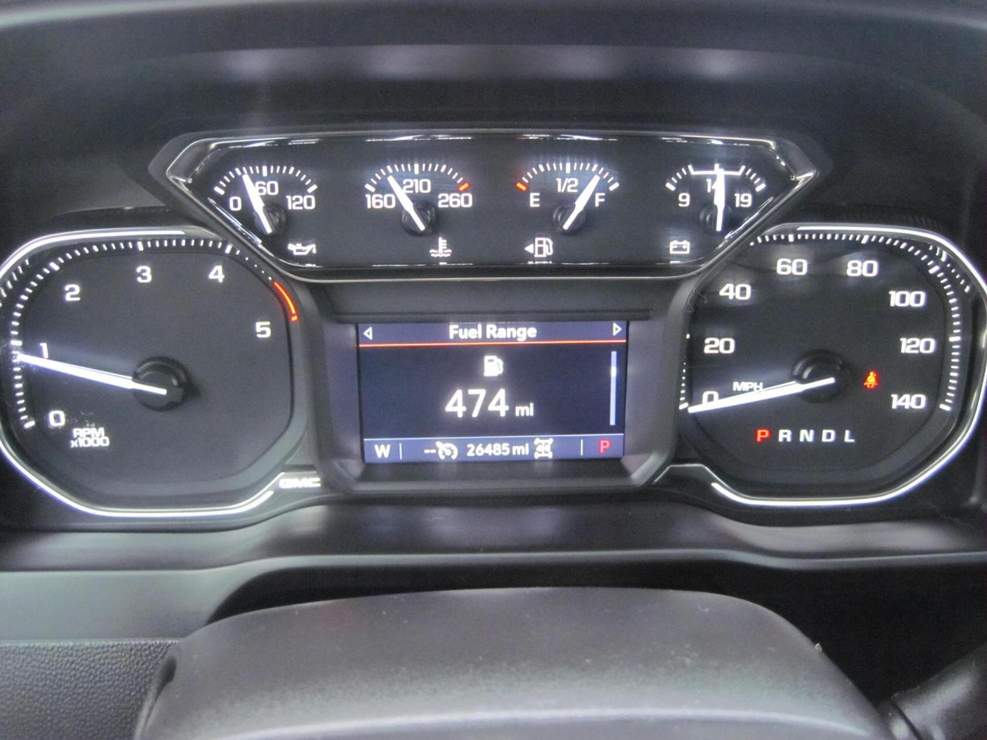 2022 red /black GMC Sierra 2500HD AT4 Crew Cab 4WD (1GT49PEY2NF) with an 6.6L V8 OHV 16 DIESEL engine, 6A transmission, located at 9530 Old Seward Highway, Anchorage, AK, 99515, (907) 349-3343, 61.134140, -149.865570 - Loaded GMC Sierra 2500 Diesel come take a test drive. - Photo#14