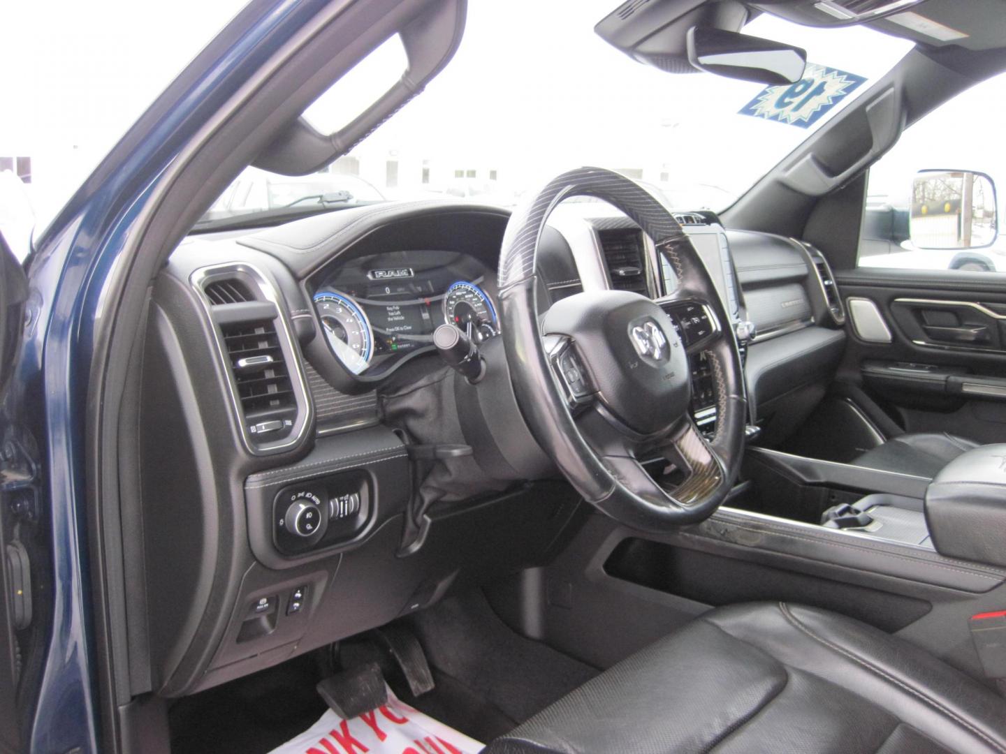 2019 blue /black RAM 1500 Limited Crew Cab SWB 4WD (1C6SRFHT0KN) with an 5.7L V8 OHV 16V engine, 8A transmission, located at 9530 Old Seward Highway, Anchorage, AK, 99515, (907) 349-3343, 61.134140, -149.865570 - Loaded Ram 1500 Crew Cab, come take a test drive - Photo#13