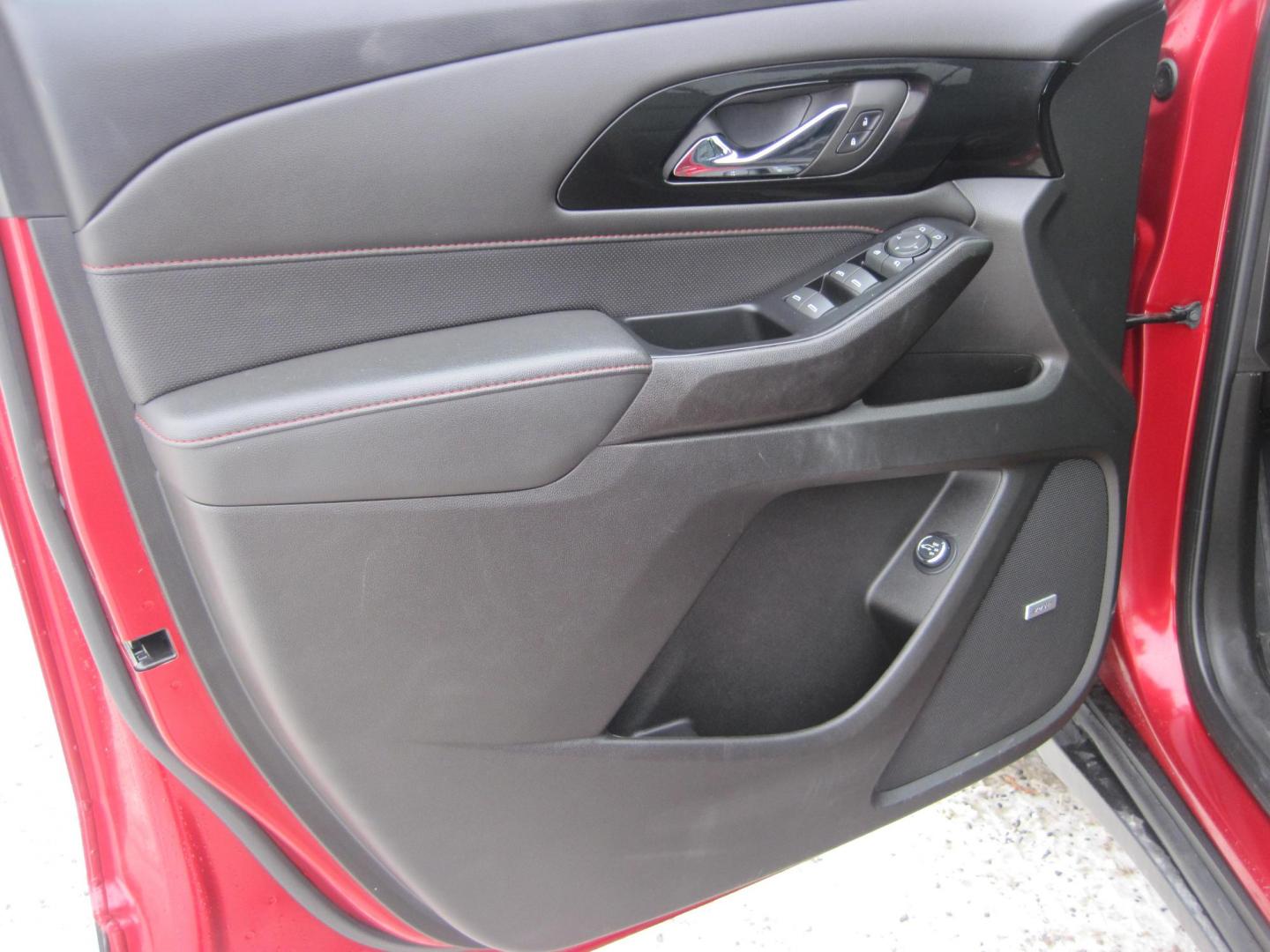 2023 red /black Chevrolet Traverse RS AWD (1GNEVJKW0PJ) with an 3.6L V6 DOHC 24V engine, 9A transmission, located at 9530 Old Seward Highway, Anchorage, AK, 99515, (907) 349-3343, 61.134140, -149.865570 - Nice Chevrolet Traverse RS awd come take a test drive - Photo#10