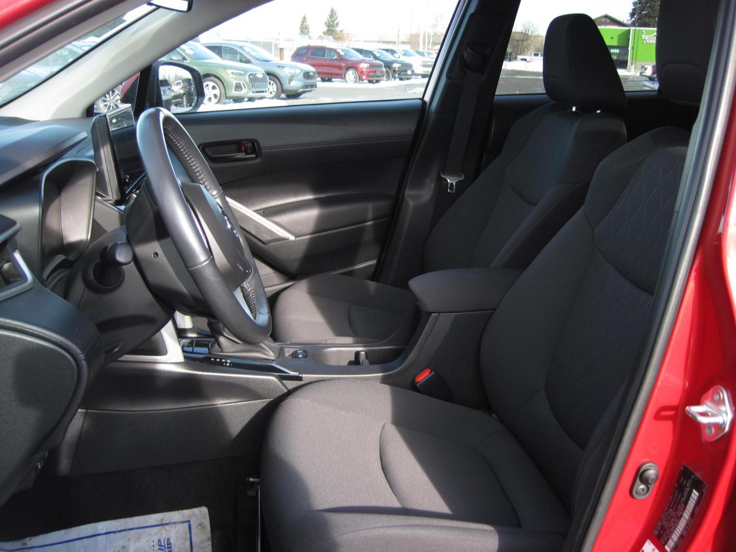 2023 red /black Toyota Corolla Cross LE AWD (7MUBAABGXPV) with an 2.0L L4 DOHC 16V engine, CVT transmission, located at 9530 Old Seward Highway, Anchorage, AK, 99515, (907) 349-3343, 61.134140, -149.865570 - Nice Toyota Corolla Cross LE AWD come take a test drive - Photo#10