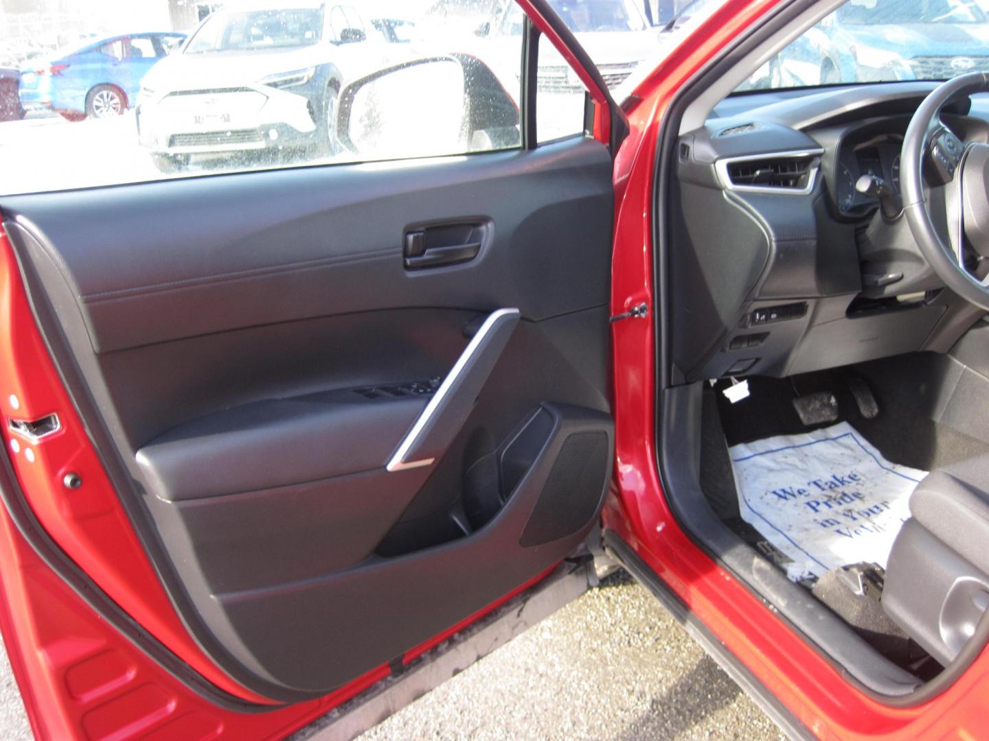 2023 red /black Toyota Corolla Cross LE AWD (7MUBAABGXPV) with an 2.0L L4 DOHC 16V engine, CVT transmission, located at 9530 Old Seward Highway, Anchorage, AK, 99515, (907) 349-3343, 61.134140, -149.865570 - Nice Toyota Corolla Cross LE AWD come take a test drive - Photo#7