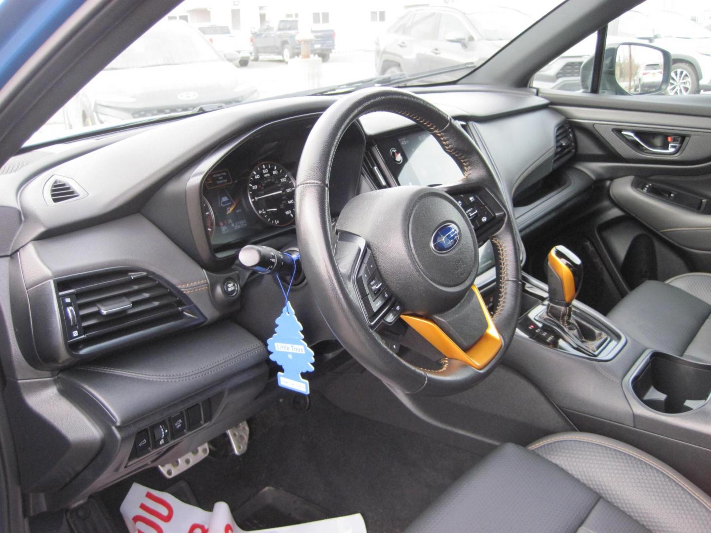 2022 blue /black Subaru Outback Wilderness (4S4BTGUD9N3) with an 2.4L H4 DOHC 16V TURBO engine, CVT transmission, located at 9530 Old Seward Highway, Anchorage, AK, 99515, (907) 349-3343, 61.134140, -149.865570 - Subaru Outback with the Wilderness package, come take a test drive. - Photo#10
