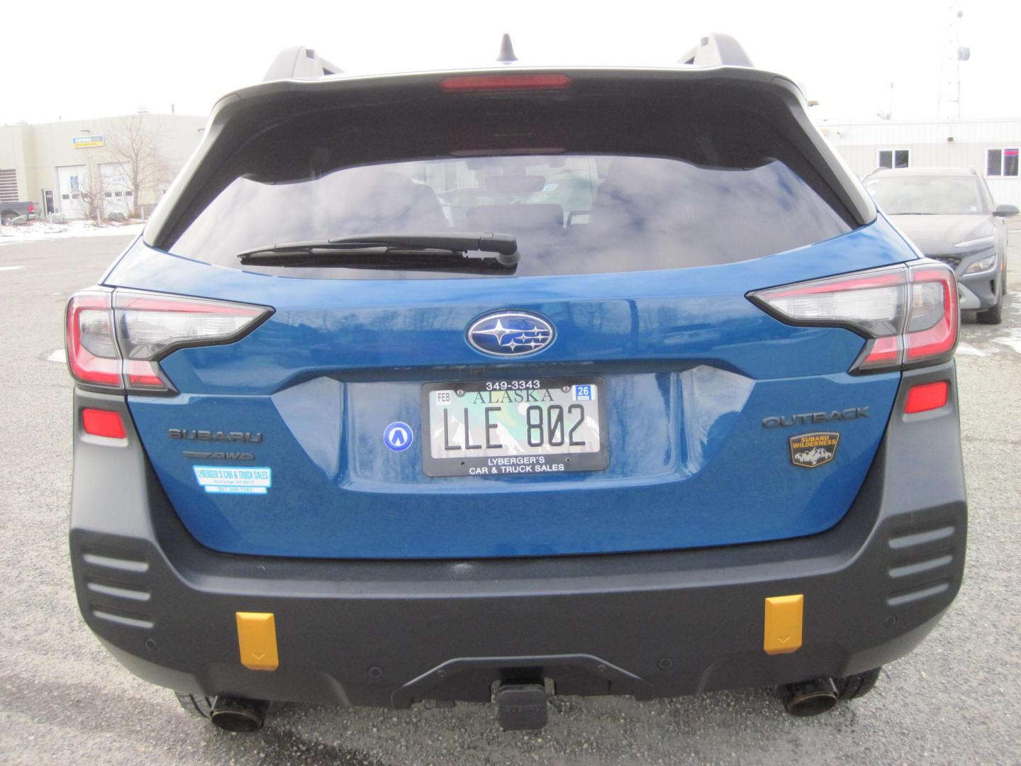 2022 blue /black Subaru Outback Wilderness (4S4BTGUD9N3) with an 2.4L H4 DOHC 16V TURBO engine, CVT transmission, located at 9530 Old Seward Highway, Anchorage, AK, 99515, (907) 349-3343, 61.134140, -149.865570 - Subaru Outback with the Wilderness package, come take a test drive. - Photo#3