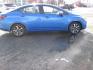 2022 blue /black Nissan Versa SV (3N1CN8EV7NL) with an 1.6L L4 DOHC 16V engine, CVT transmission, located at 9530 Old Seward Highway, Anchorage, AK, 99515, (907) 349-3343, 61.134140, -149.865570 - Nice Nissan Versa SV come take a test drive. - Photo#2