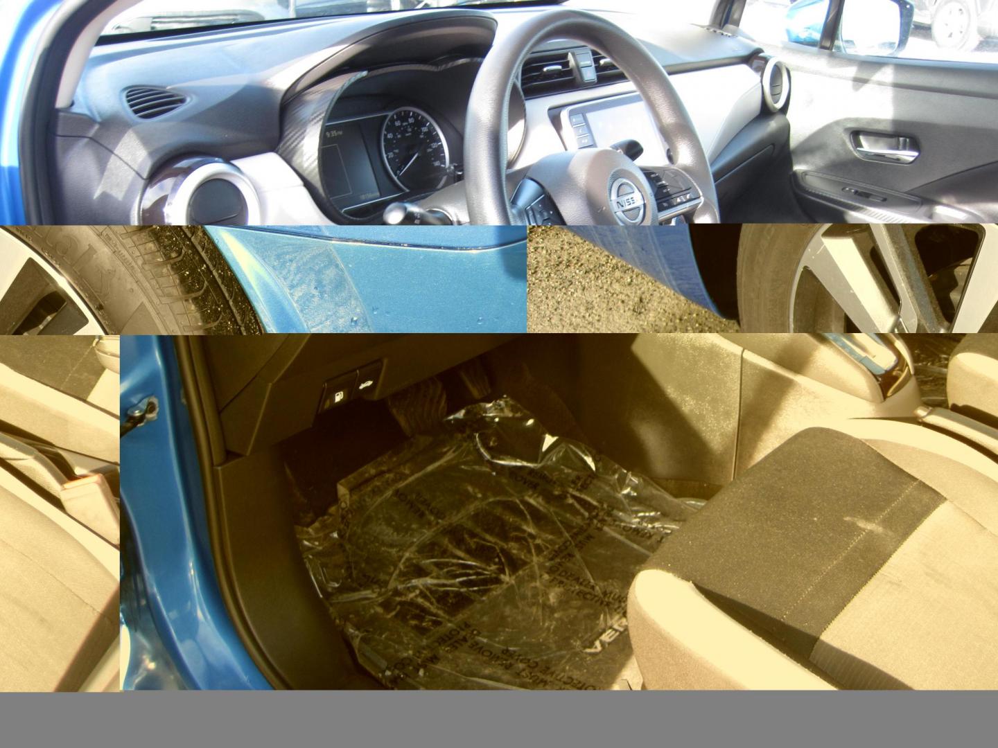 2022 blue /black Nissan Versa SV (3N1CN8EV7NL) with an 1.6L L4 DOHC 16V engine, CVT transmission, located at 9530 Old Seward Highway, Anchorage, AK, 99515, (907) 349-3343, 61.134140, -149.865570 - Nice Nissan Versa SV come take a test drive. - Photo#6