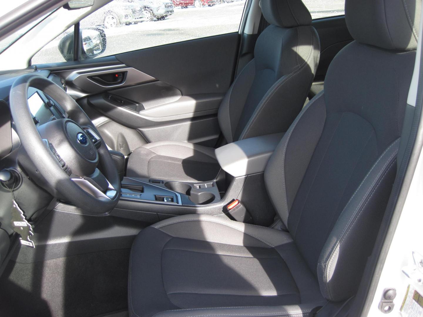 2024 white /black Subaru Impreza Base 5-Door (JF1GUABC2R8) with an 2.0L H4 DOHC 16V engine, CVT transmission, located at 9530 Old Seward Highway, Anchorage, AK, 99515, (907) 349-3343, 61.134140, -149.865570 - Nice Subaru Impreza come take a test drive - Photo#10