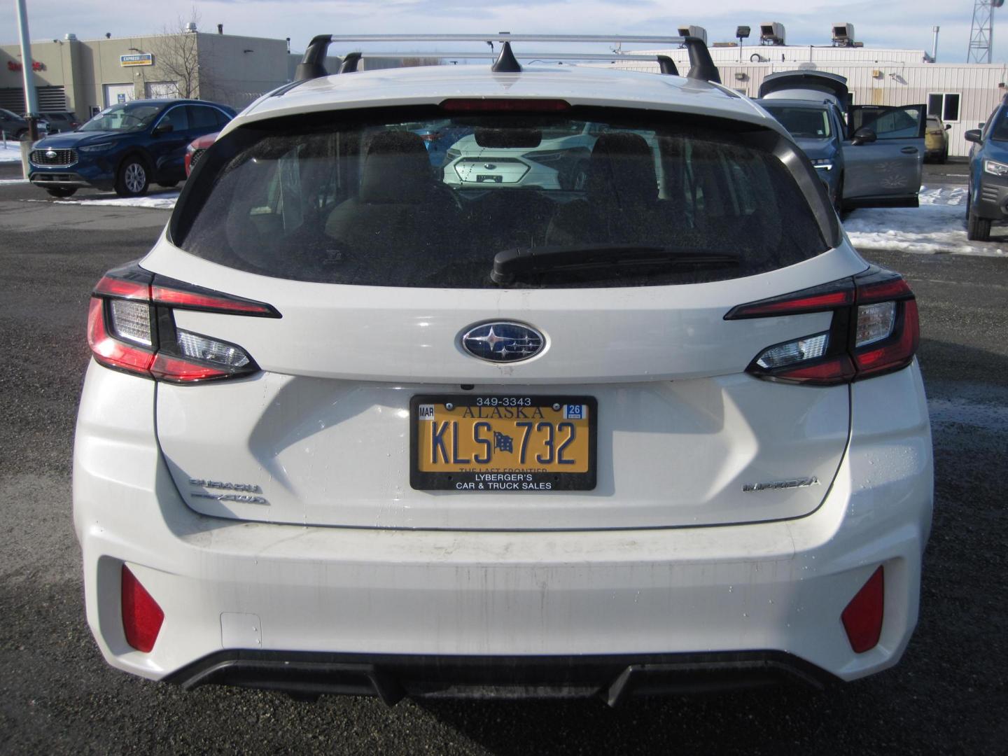 2024 white /black Subaru Impreza Base 5-Door (JF1GUABC2R8) with an 2.0L H4 DOHC 16V engine, CVT transmission, located at 9530 Old Seward Highway, Anchorage, AK, 99515, (907) 349-3343, 61.134140, -149.865570 - Nice Subaru Impreza come take a test drive - Photo#3