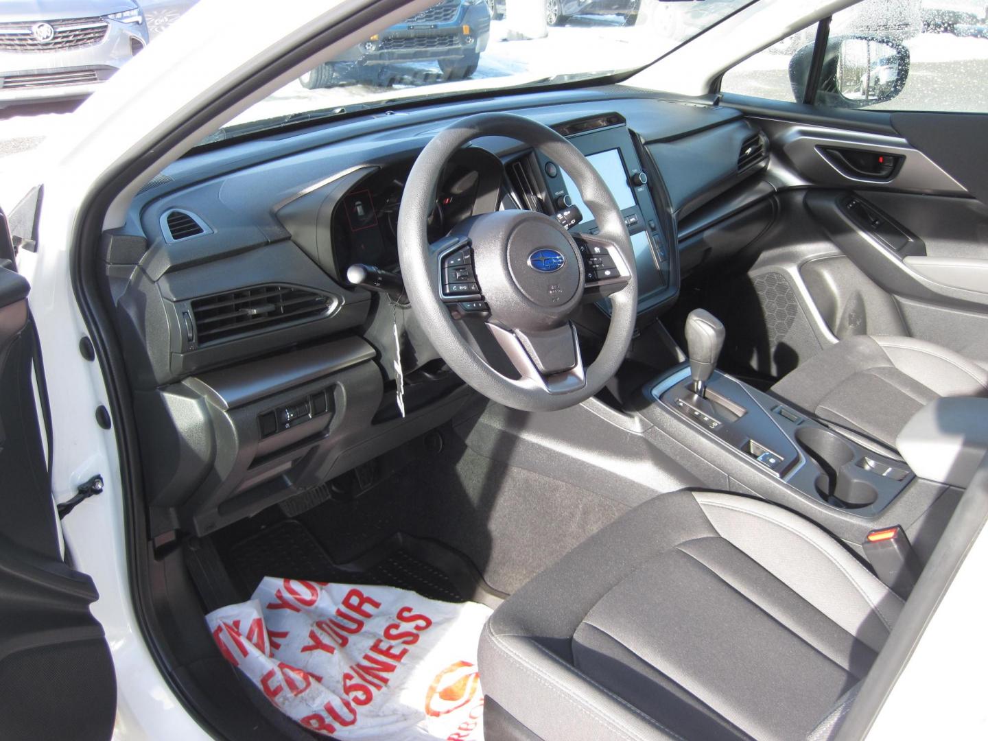 2024 white /black Subaru Impreza Base 5-Door (JF1GUABC2R8) with an 2.0L H4 DOHC 16V engine, CVT transmission, located at 9530 Old Seward Highway, Anchorage, AK, 99515, (907) 349-3343, 61.134140, -149.865570 - Nice Subaru Impreza come take a test drive - Photo#9