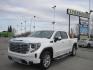 2022 white /brown GMC Sierra 1500 Denali Crew Cab 4WD (3GTUUGED9NG) with an 5.3L V8 OHV 16V engine, 6A transmission, located at 9530 Old Seward Highway, Anchorage, AK, 99515, (907) 349-3343, 61.134140, -149.865570 - Nice Loaded 2022 GMC Sierra 1500 crew cab Denali come take a test drive - Photo#0