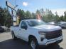 2023 white /gray Chevrolet Silverado 1500 Work Truck 4WD (3GCNDAED7PG) with an 5.3L V8 OHV 16V engine, 6A transmission, located at 9530 Old Seward Highway, Anchorage, AK, 99515, (907) 349-3343, 61.134140, -149.865570 - Low miles on this 2023 Chevrolet Silverado 1500 come take a test drive - Photo#2