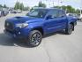 2023 blue /black Toyota Tacoma SR5 Double Cab Long Bed V6 6AT 4WD (3TYCZ5AN1PT) with an 3.5L V6 DOHC 24V engine, 6A transmission, located at 9530 Old Seward Highway, Anchorage, AK, 99515, (907) 349-3343, 61.134140, -149.865570 - Loaded 2023 Toyota Tacoma Double Cab TRD Sport , come take a test drive - Photo#6