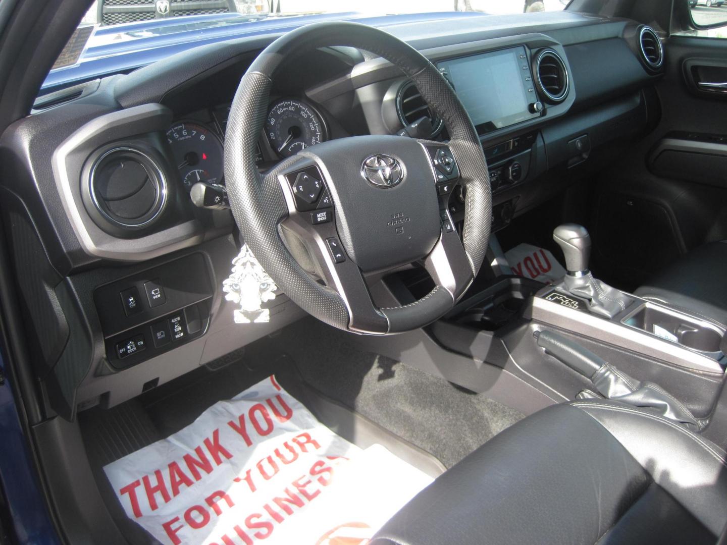 2023 blue /black Toyota Tacoma SR5 Double Cab Long Bed V6 6AT 4WD (3TYCZ5AN1PT) with an 3.5L V6 DOHC 24V engine, 6A transmission, located at 9530 Old Seward Highway, Anchorage, AK, 99515, (907) 349-3343, 61.134140, -149.865570 - Loaded 2023 Toyota Tacoma Double Cab TRD Sport , come take a test drive - Photo#9