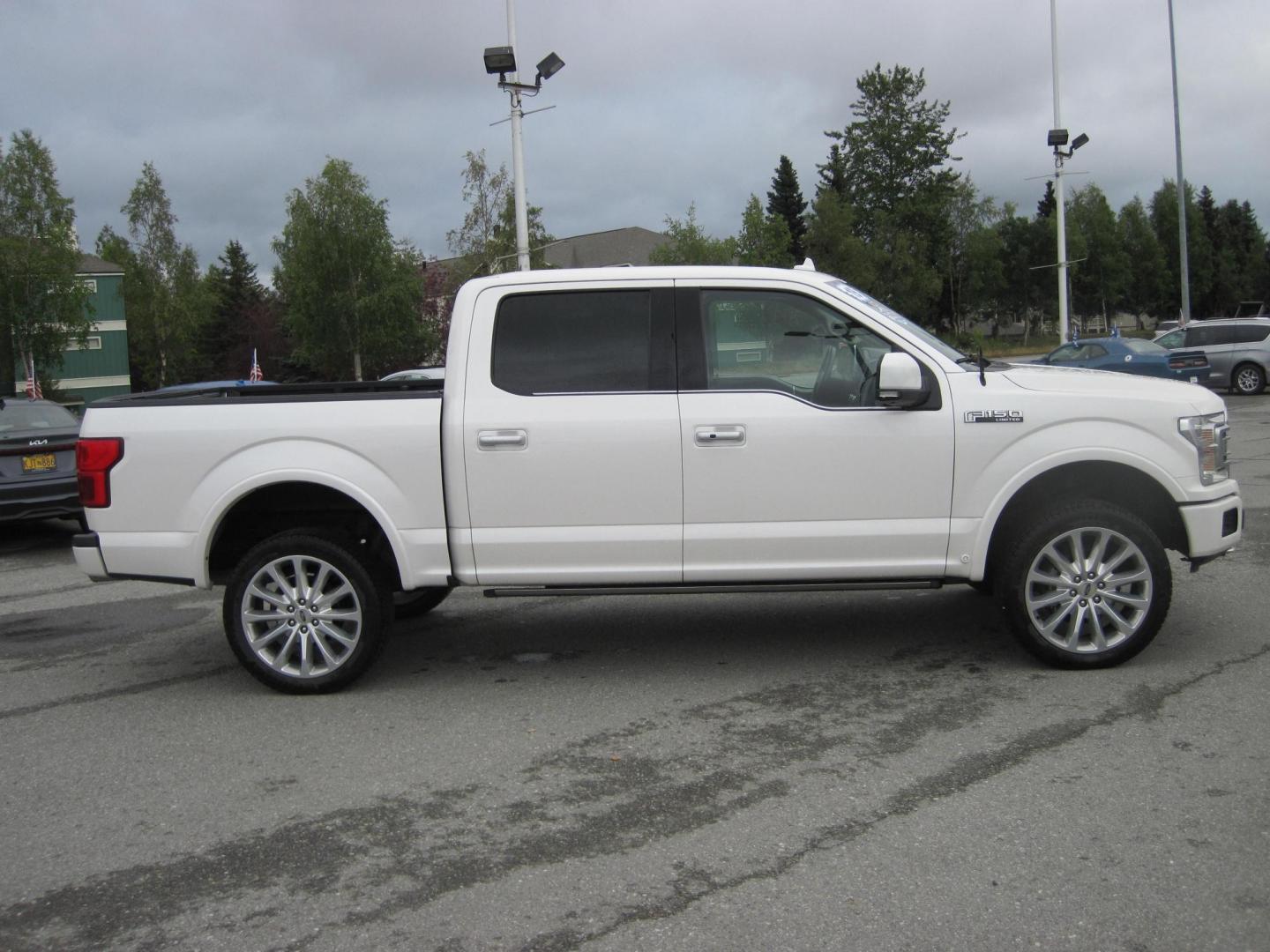 2019 white /gray Ford F-150 Limited SuperCrew 6.5-ft. Bed 4WD (1FTEW1EG6KF) with an 3.5L V6 TURBO engine, 6A transmission, located at 9530 Old Seward Highway, Anchorage, AK, 99515, (907) 349-3343, 61.134140, -149.865570 - 2019 Ford F150 Limited come take a test drive, - Photo#3