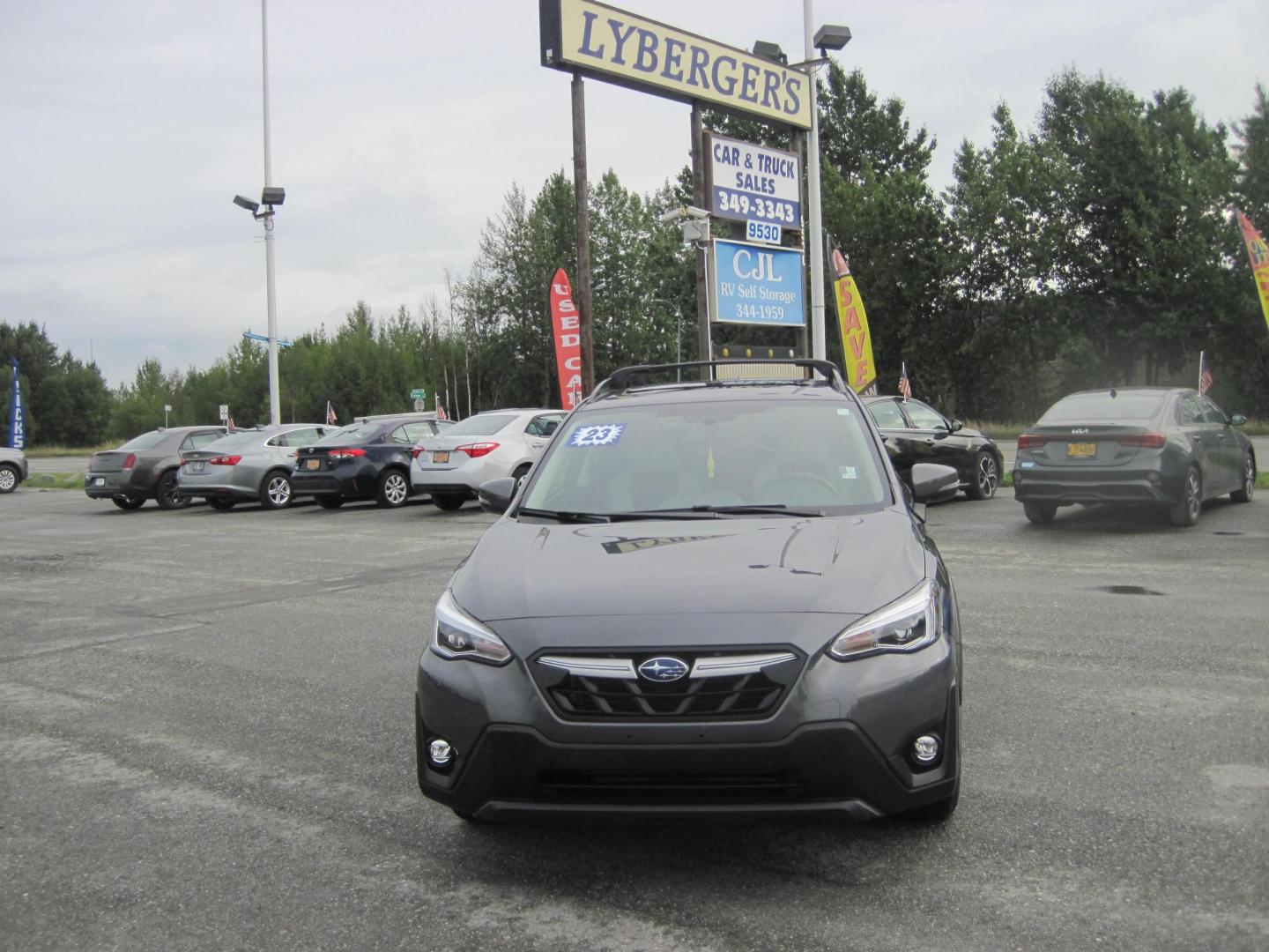 2023 gray /gray Subaru Crosstrek 2.0i Limited CVT (JF2GTHNC4P8) with an 2.0L L4 DOHC 16V engine, CVT transmission, located at 9530 Old Seward Highway, Anchorage, AK, 99515, (907) 349-3343, 61.134140, -149.865570 - Photo#2
