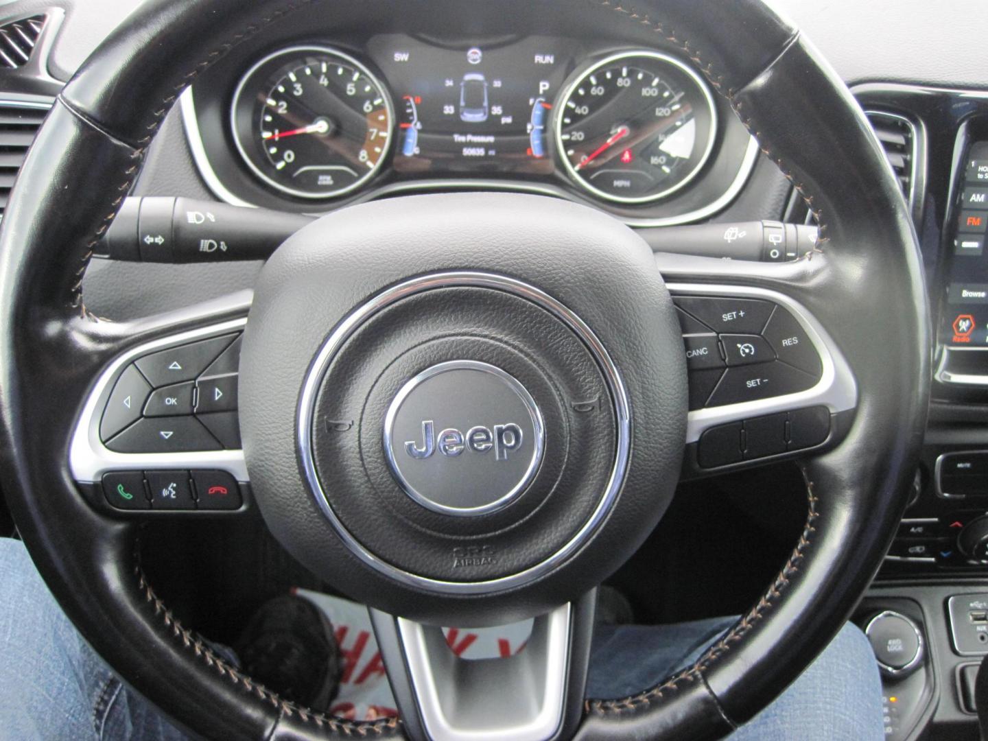 2020 silver /black Jeep Compass Limited 4WD (3C4NJDCB3LT) with an 2.4L L4 DOHC 16V engine, CVT transmission, located at 9530 Old Seward Highway, Anchorage, AK, 99515, (907) 349-3343, 61.134140, -149.865570 - 2020 Jeep Compass Limited come take a test drive - Photo#10