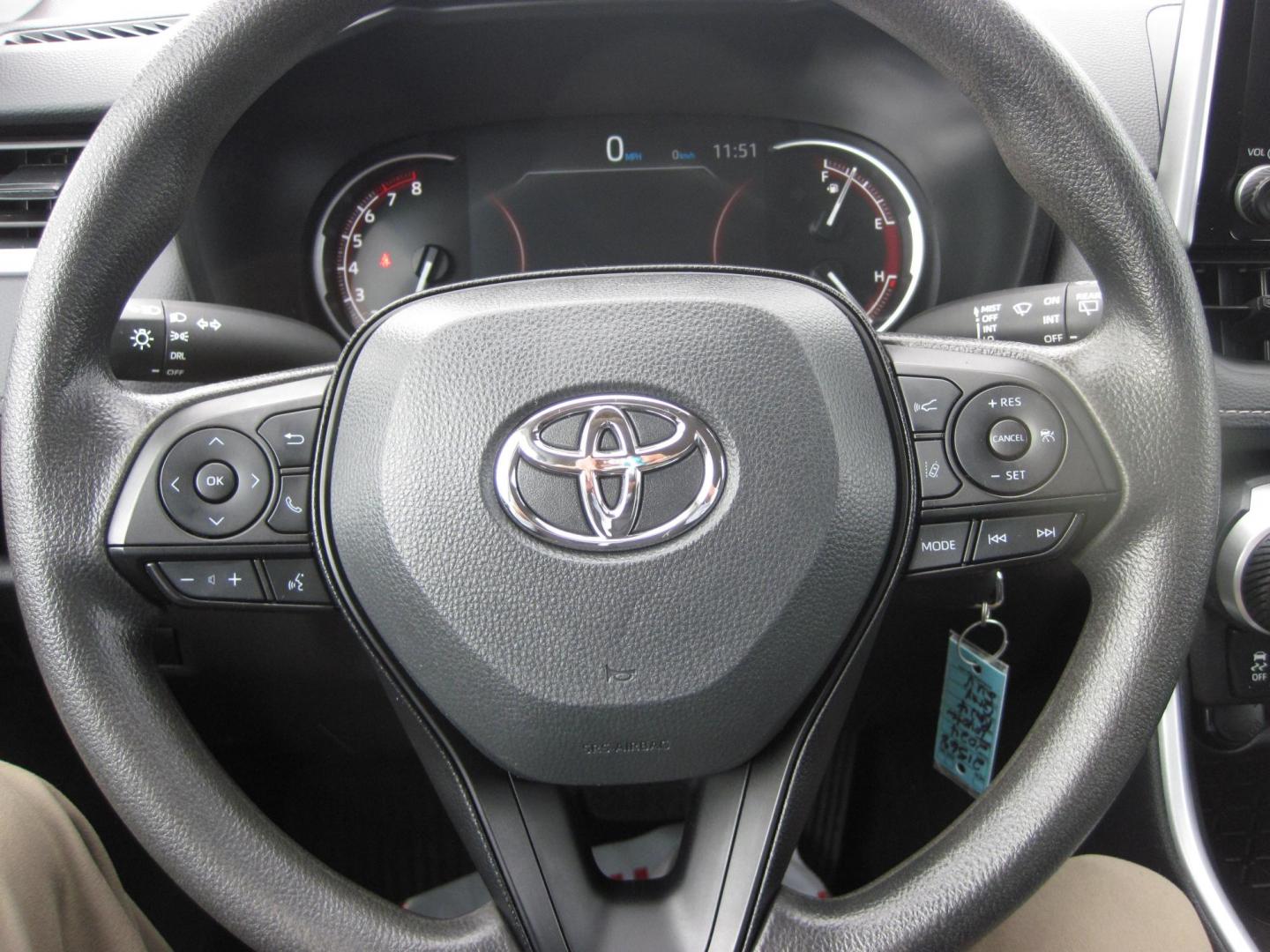 2024 gray /black Toyota RAV4 LE AWD (2T3G1RFV8RC) with an 2.5L L4 DOHC 16V engine, 8A transmission, located at 9530 Old Seward Highway, Anchorage, AK, 99515, (907) 349-3343, 61.134140, -149.865570 - Low miles on this 2024 Toyota Rav4 LE come take a test drive - Photo#11