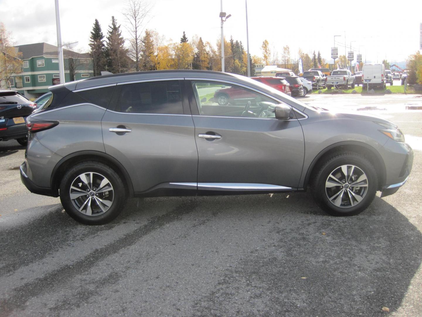 2023 gray /black Nissan Murano SV AWD (5N1AZ2BS3PC) with an 3.5L V6 DOHC 24V engine, CVT transmission, located at 9530 Old Seward Highway, Anchorage, AK, 99515, (907) 349-3343, 61.134140, -149.865570 - Nice 2023 Nissan Murano SV come take a test drive - Photo#3