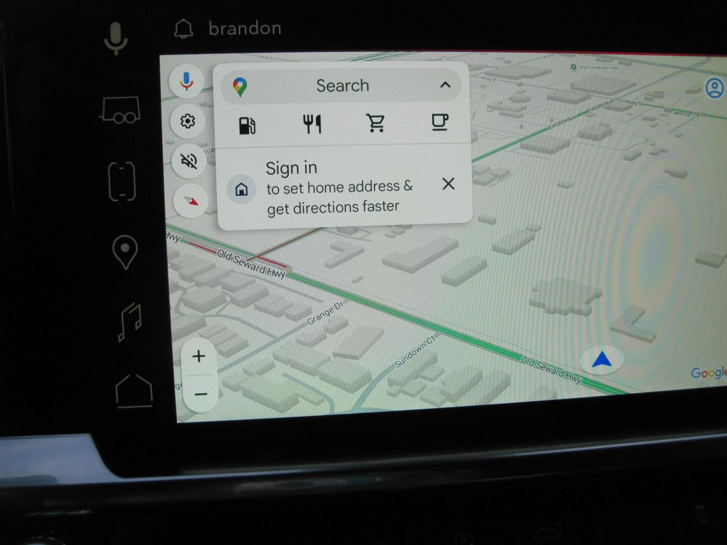 2023 blue /black GMC Sierra 1500 Elevation Crew Cab 4WD (3GTPUCEK9PG) with an 2.7L L4 DOHC 16V TURBO engine, 6A transmission, located at 9530 Old Seward Highway, Anchorage, AK, 99515, (907) 349-3343, 61.134140, -149.865570 - in transit - Photo#17