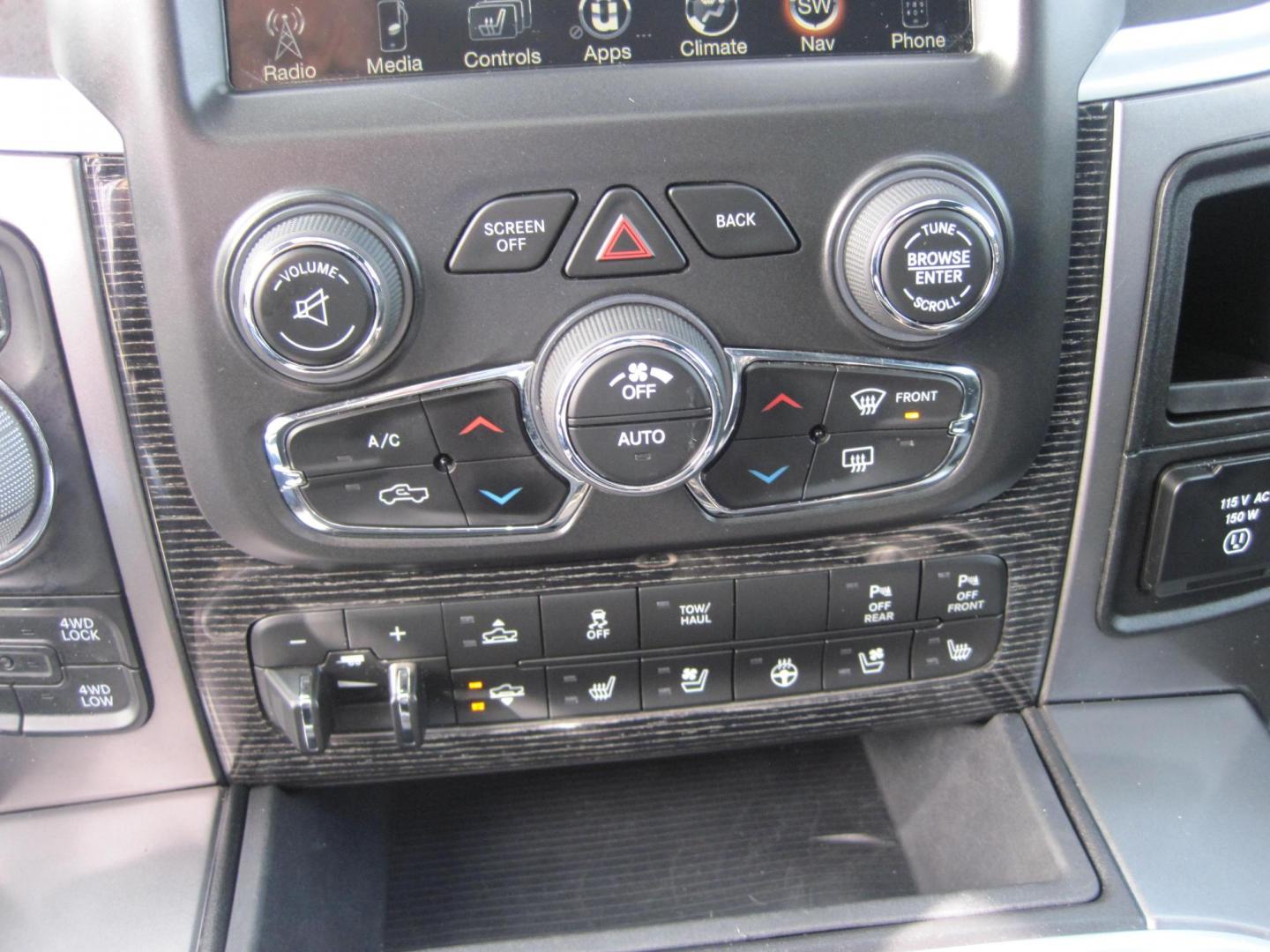 2017 blue /black RAM 1500 Limited Crew Cab 4WD (1C6RR7PT9HS) with an 5.7L V8 OHV 16V engine, 8A transmission, located at 9530 Old Seward Highway, Anchorage, AK, 99515, (907) 349-3343, 61.134140, -149.865570 - Loaded 2017 Ram 1500 Limited come take a test drive - Photo#24