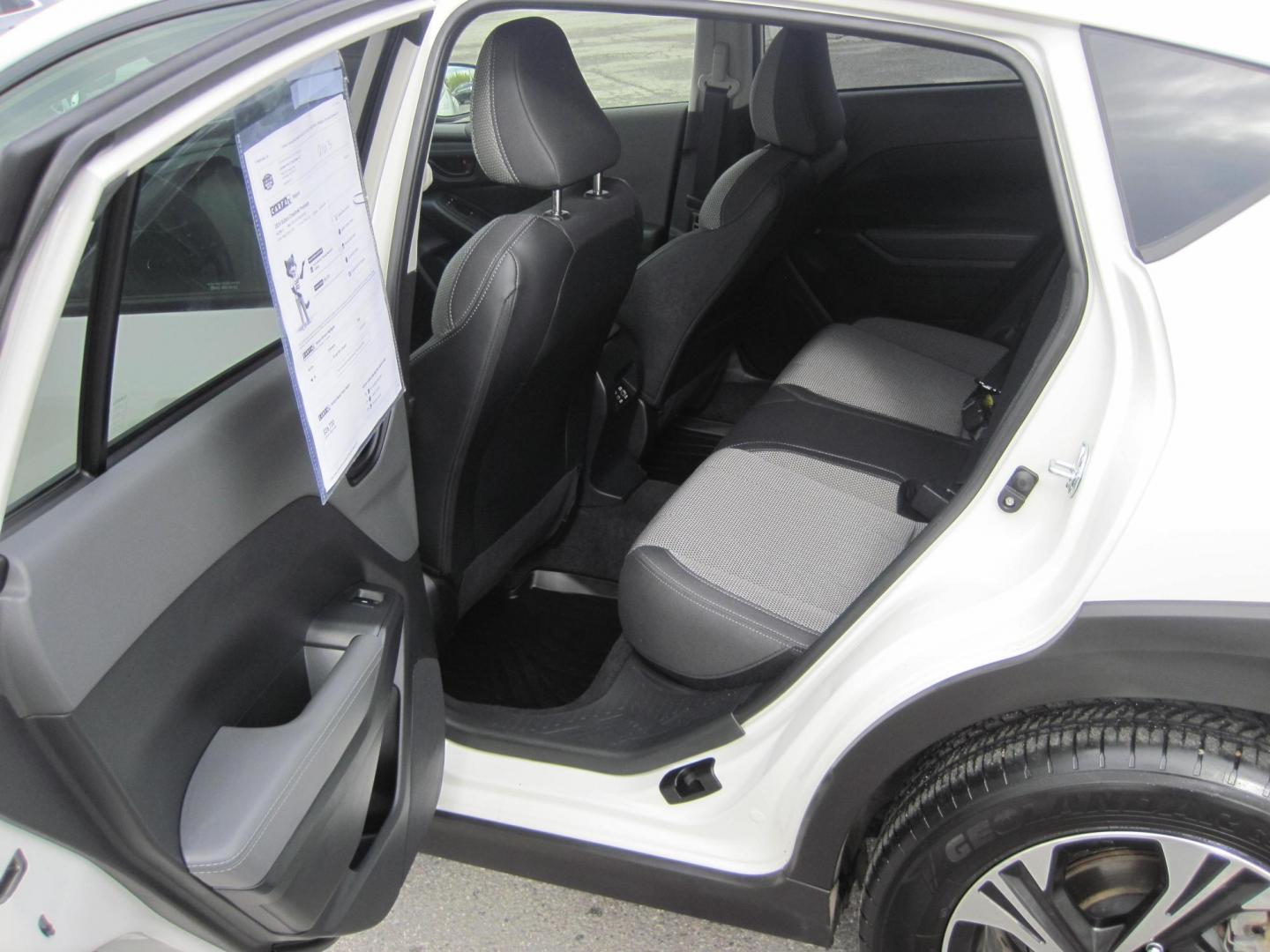 2024 white /black Subaru Crosstrek 2.0i Premium CVT (JF2GUADC0R8) with an 2.0L L4 DOHC 16V engine, CVT transmission, located at 9530 Old Seward Highway, Anchorage, AK, 99515, (907) 349-3343, 61.134140, -149.865570 - Photo#6