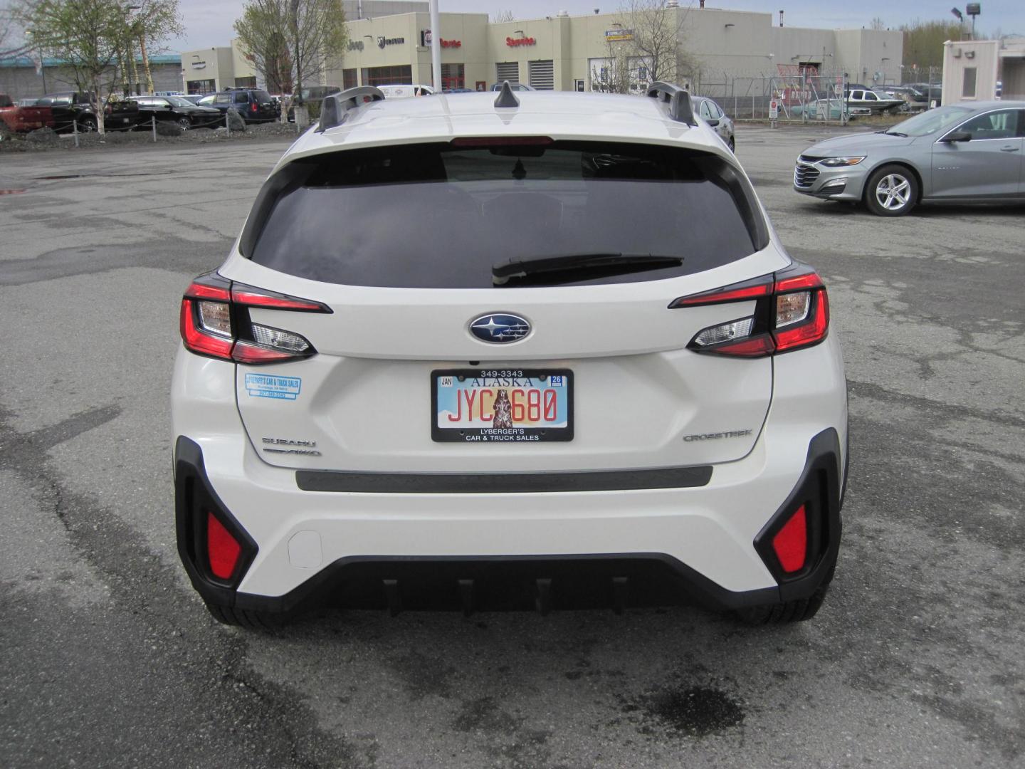 2024 white /black Subaru Crosstrek 2.0i Premium CVT (JF2GUADC0R8) with an 2.0L L4 DOHC 16V engine, CVT transmission, located at 9530 Old Seward Highway, Anchorage, AK, 99515, (907) 349-3343, 61.134140, -149.865570 - Photo#4