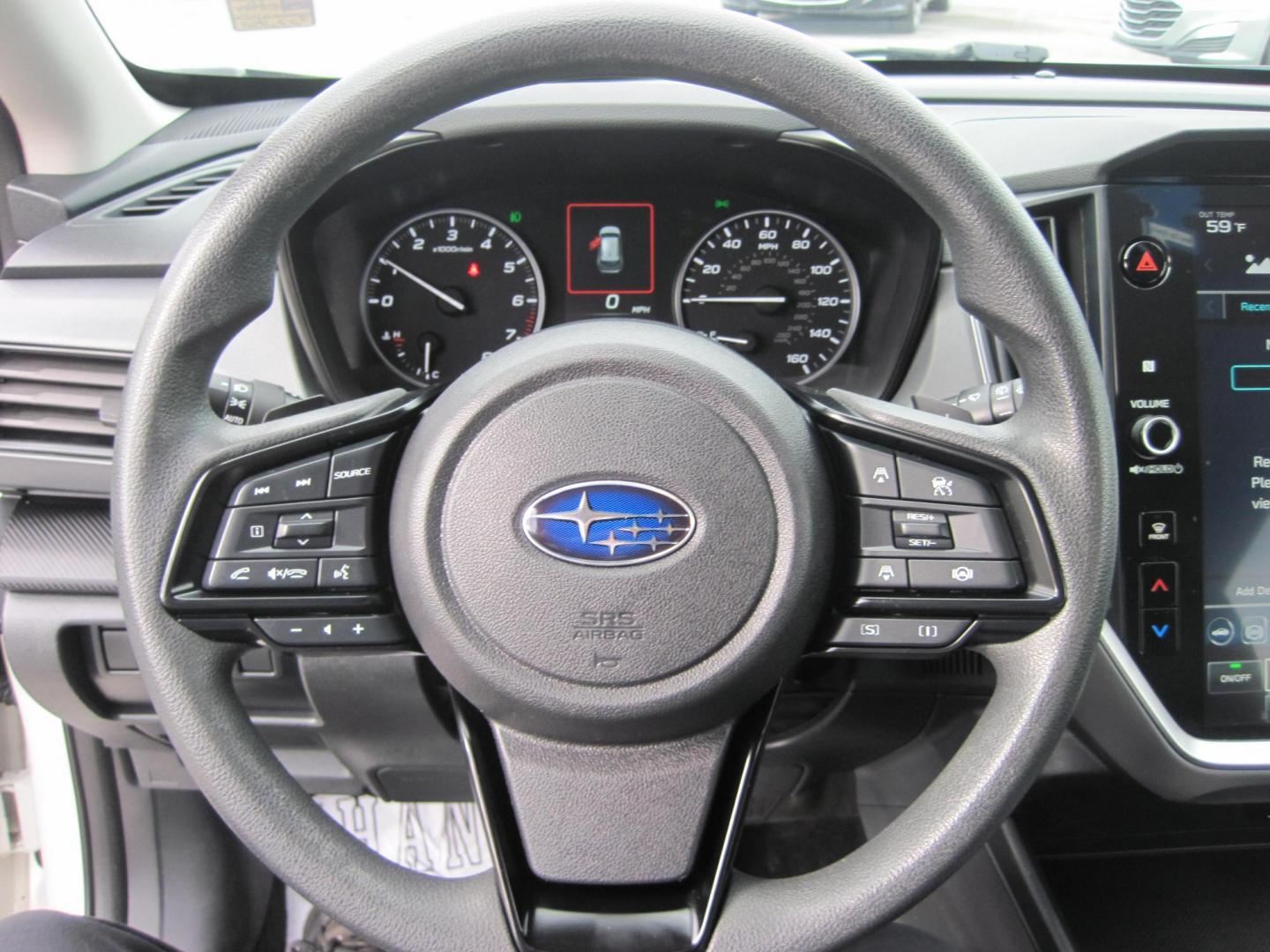 2024 white /black Subaru Crosstrek 2.0i Premium CVT (JF2GUADC0R8) with an 2.0L L4 DOHC 16V engine, CVT transmission, located at 9530 Old Seward Highway, Anchorage, AK, 99515, (907) 349-3343, 61.134140, -149.865570 - Photo#15