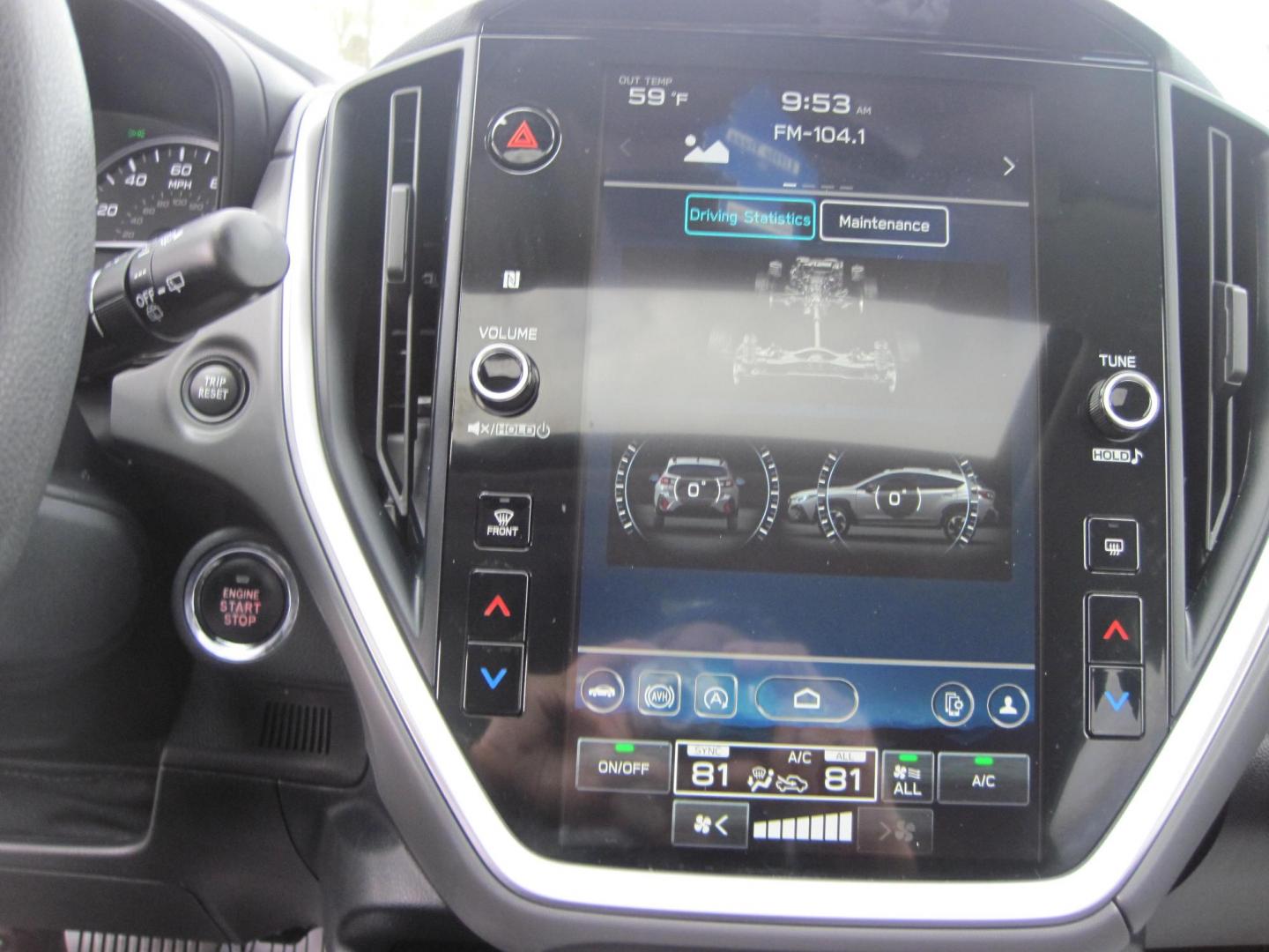 2024 white /black Subaru Crosstrek 2.0i Premium CVT (JF2GUADC0R8) with an 2.0L L4 DOHC 16V engine, CVT transmission, located at 9530 Old Seward Highway, Anchorage, AK, 99515, (907) 349-3343, 61.134140, -149.865570 - Photo#20