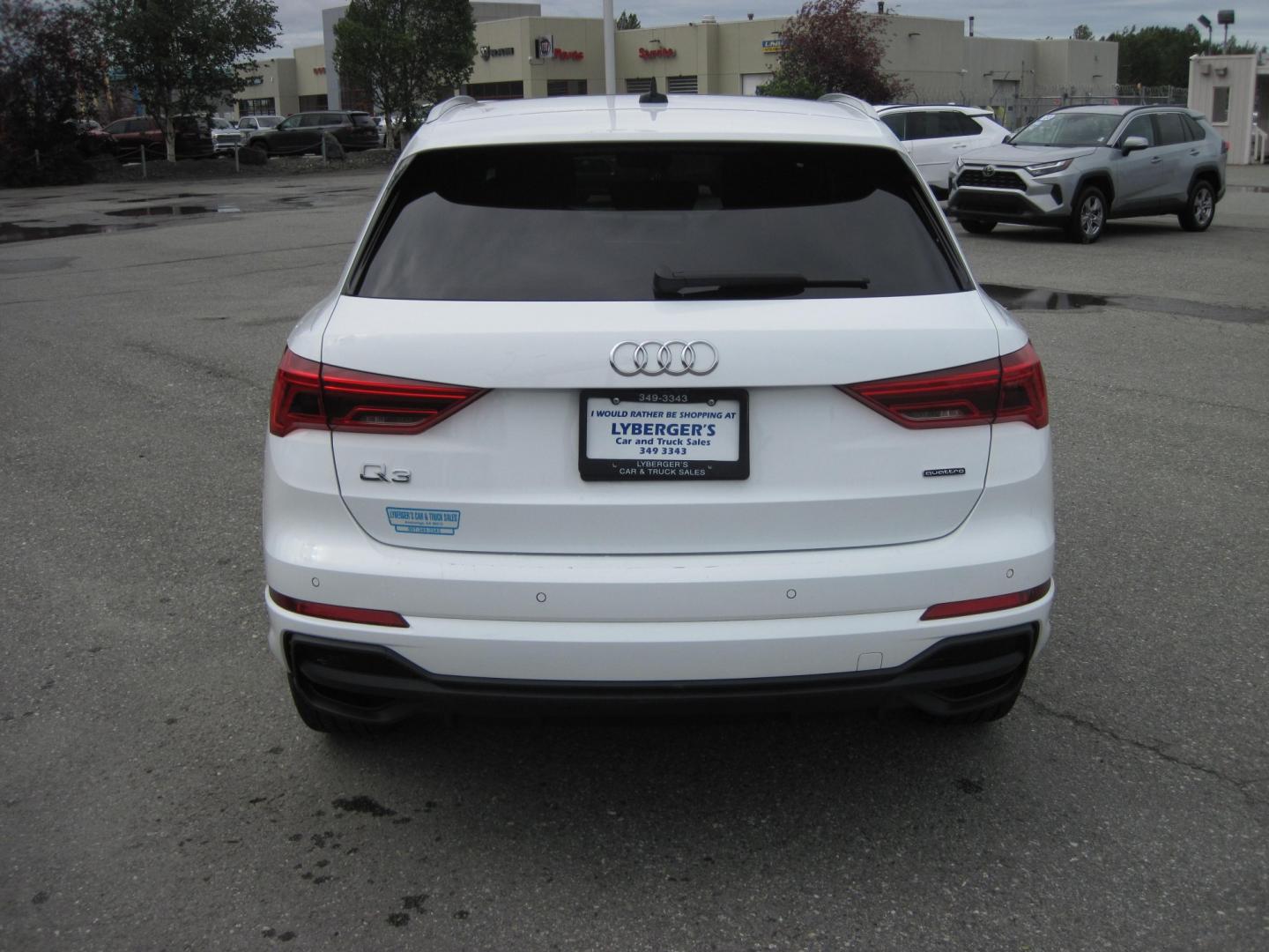 2025 Audi Q3 S line Premium quattro (WA1DECF34S1) with an 2.0L L4 DOHC 24V engine, AUTOMATIC transmission, located at 9530 Old Seward Highway, Anchorage, AK, 99515, (907) 349-3343, 61.134140, -149.865570- Photo#5