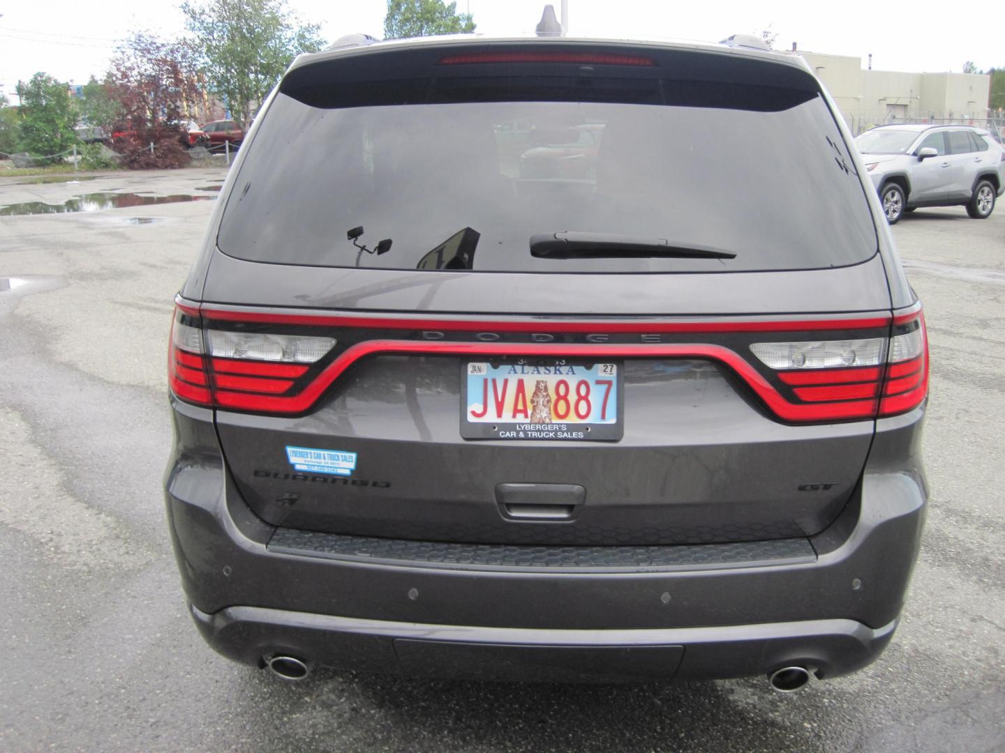2021 gray /black Dodge Durango GT AWD (1C4RDJDG1MC) with an 3.6L V6 DOHC 24V engine, 8A transmission, located at 9530 Old Seward Highway, Anchorage, AK, 99515, (907) 349-3343, 61.134140, -149.865570 - Low Miles on this 2021 Dodge Durango GT Plus awd, come take a test drive.- Photo#5