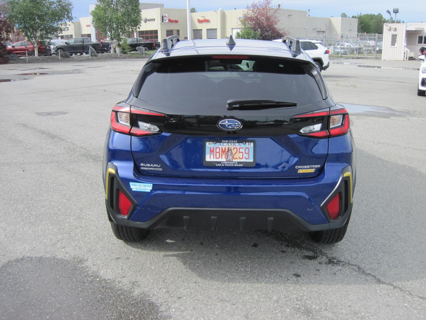 2025 blue /gray Subaru Crosstrek Sport (4S4GUHF69S3) with an 2.0L L4 DOHC 16V engine, CVT transmission, located at 9530 Old Seward Highway, Anchorage, AK, 99515, (907) 349-3343, 61.134140, -149.865570 - LOW MILES ON THIS 2025 SUBARU CROSSTREDK SPORT COME TAKE A TEST DRIVE- Photo#3