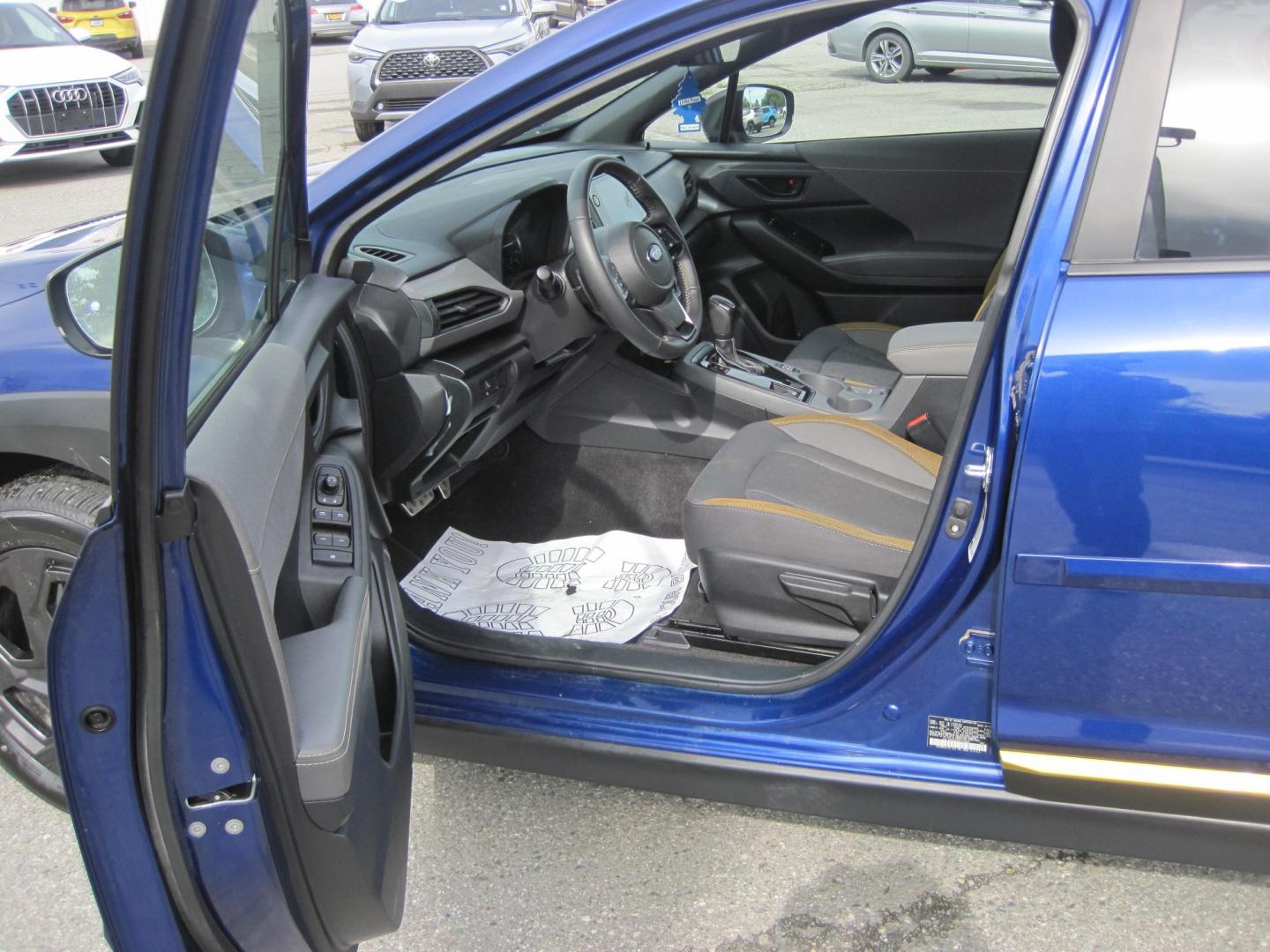 2025 blue /gray Subaru Crosstrek Sport (4S4GUHF69S3) with an 2.0L L4 DOHC 16V engine, CVT transmission, located at 9530 Old Seward Highway, Anchorage, AK, 99515, (907) 349-3343, 61.134140, -149.865570 - LOW MILES ON THIS 2025 SUBARU CROSSTREDK SPORT COME TAKE A TEST DRIVE- Photo#11