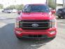 2022 RED /black Ford F-150 Lariat SuperCrew 4WD (1FTFW1E82NK) with an 3.5L V6 DOHC 24V engine, 6A transmission, located at 9530 Old Seward Highway, Anchorage, AK, 99515, (907) 349-3343, 61.134140, -149.865570 - LOW MILES ON THIS 2022 FORD F150 LARIAT WITH FX OFF ROAD PACKAGE, COME TAKE A TEST DRIVE- Photo#2