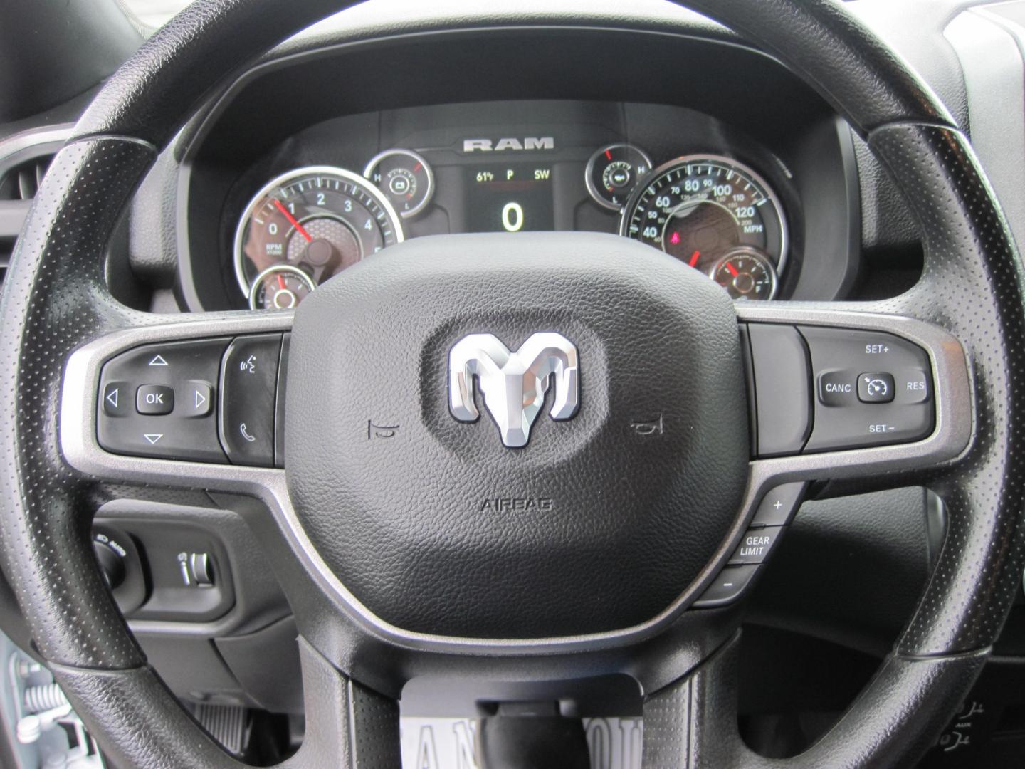 2024 white /gray RAM 2500 Tradesman Crew Cab 4WD (3C6UR5HJ2RG) with an 6.4L V8 engine, AUTOMATIC transmission, located at 9530 Old Seward Highway, Anchorage, AK, 99515, (907) 349-3343, 61.134140, -149.865570 - LOW MILES ON THIS 2024 RAM 2500 TRADESMAN- Photo#16