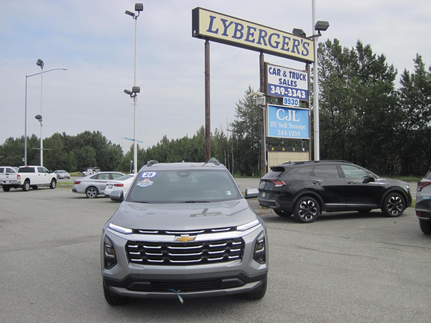 2025 gray /black Chevrolet Equinox 1LT AWD (3GNAXPEG8SL) with an 1.5L L4 DOHC 16V TURBO engine, 6A transmission, located at 9530 Old Seward Highway, Anchorage, AK, 99515, (907) 349-3343, 61.134140, -149.865570 - Nice 2025 Chevrolet Equinox LT come take a test drive- Photo#0