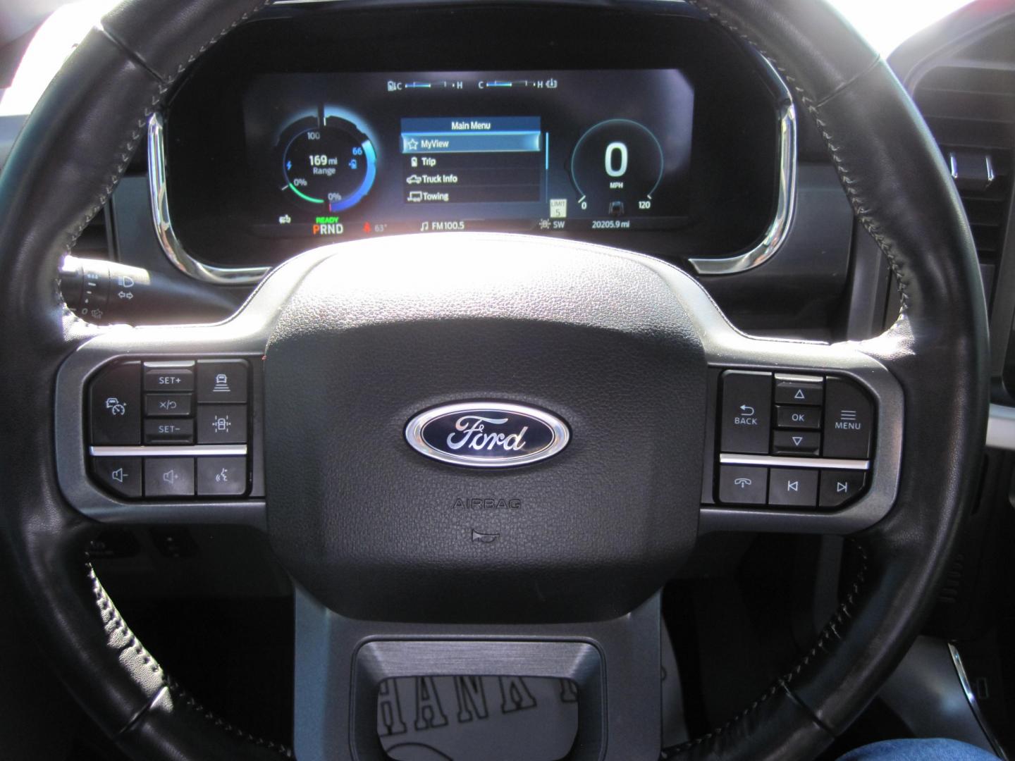 2023 silver /gray Ford F-150 Lightning Pro (1FTVW1EVXPW) with an ELECTRIC engine, AUTOMATIC transmission, located at 9530 Old Seward Highway, Anchorage, AK, 99515, (907) 349-3343, 61.134140, -149.865570 - LOW MILES ON THIS 2023 FORD F150 XLT LIGHTING COME TAKE A TEST DRIVE- Photo#28