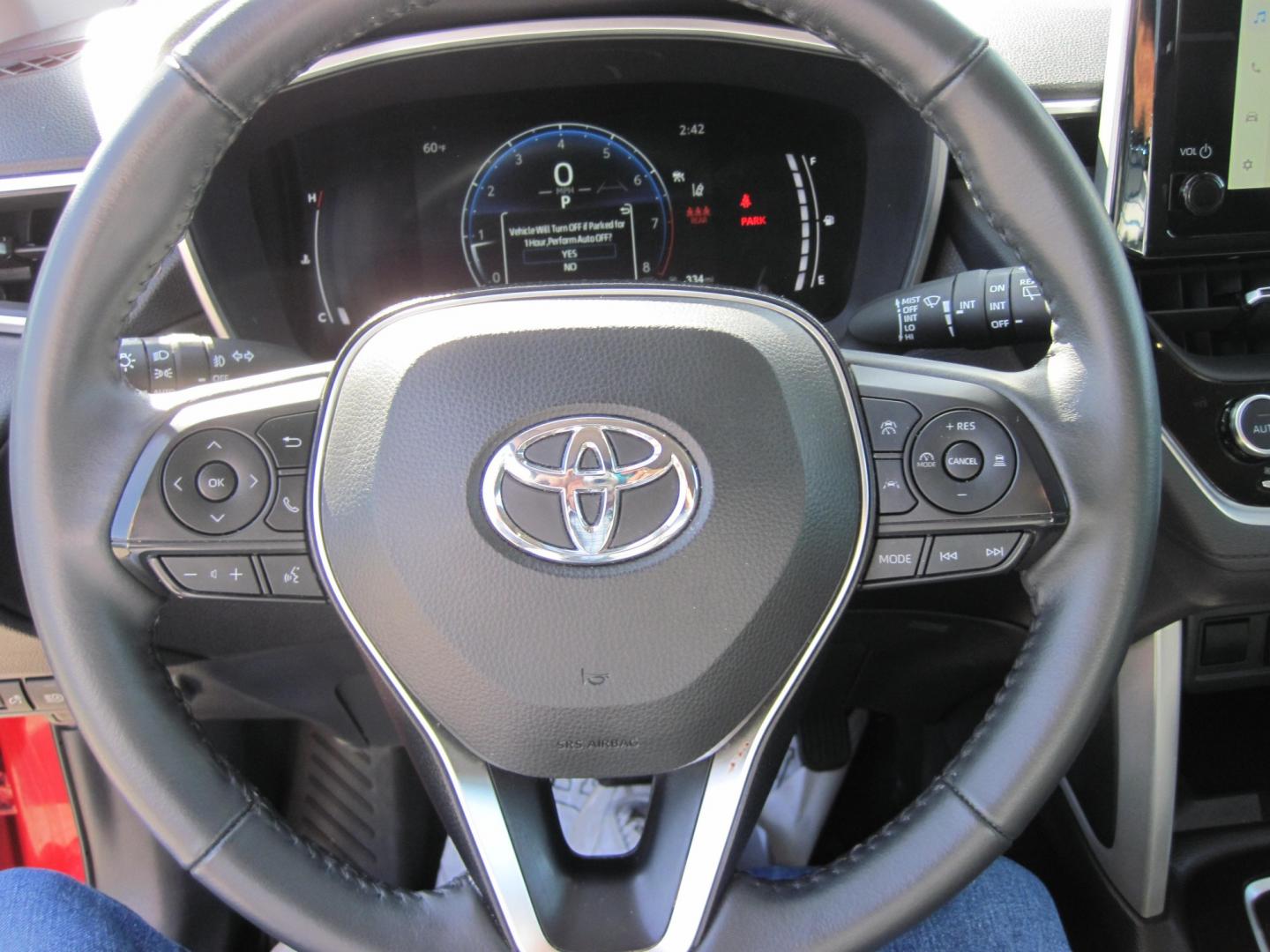2024 RED /gray Toyota Corolla Cross XLE AWD (7MUEAABG8RV) with an 2.0L L4 DOHC 16V engine, CVT transmission, located at 9530 Old Seward Highway, Anchorage, AK, 99515, (907) 349-3343, 61.134140, -149.865570 - Nice 2024 Toyota Corolla Cross, XLE 4wd come take a test drive.- Photo#11