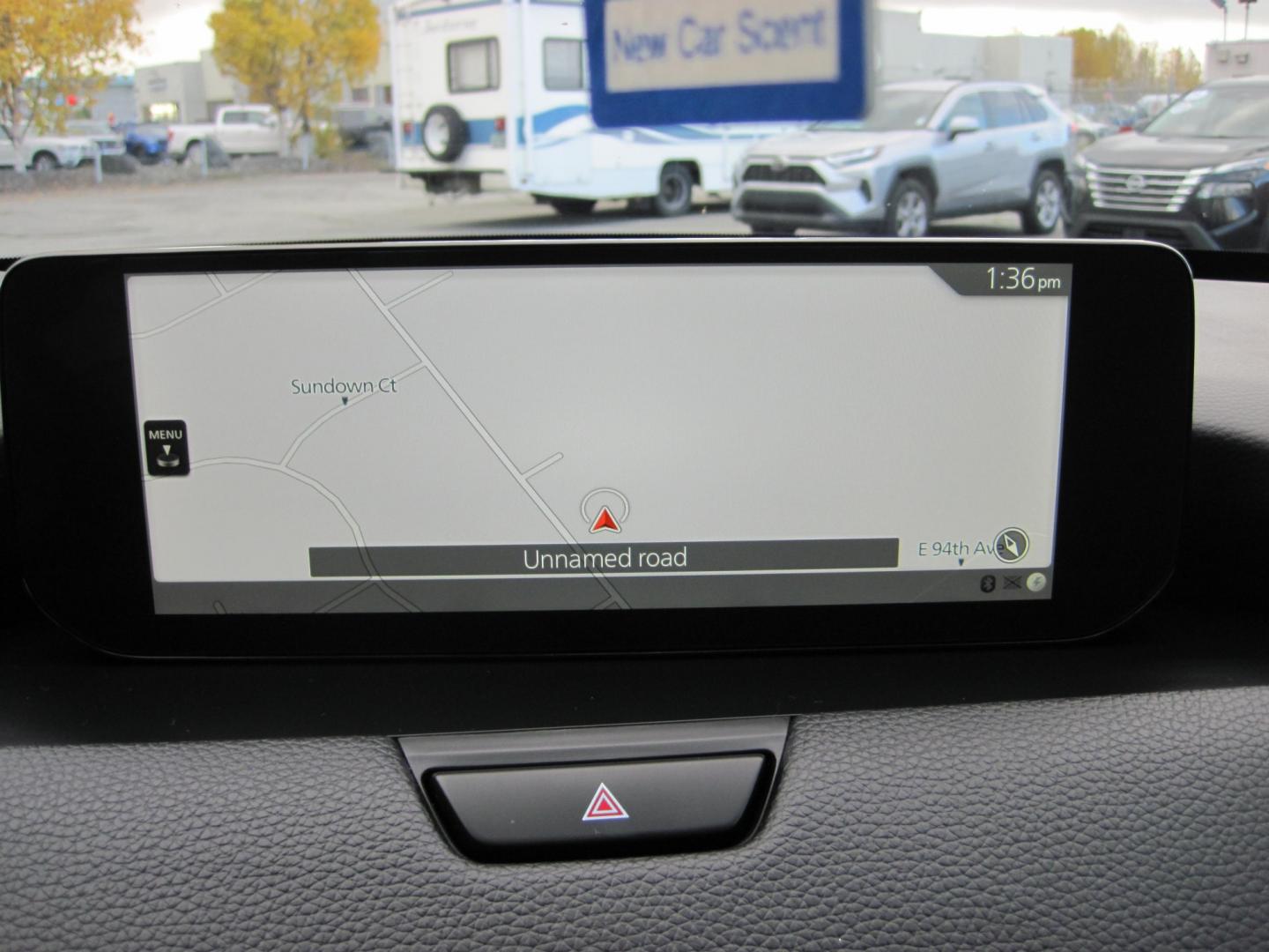 2024 blue /BLACK Mazda CX-90 Premium (JM3KKDHD6R1) with an 3.3L V6 DOHC 24V HYBRID engine, 8A transmission, located at 9530 Old Seward Highway, Anchorage, AK, 99515, (907) 349-3343, 61.134140, -149.865570 - NICE 2024 MAZDA CX-90 PREMIUM AWD COME TAKE A TEST DRIVE- Photo#19